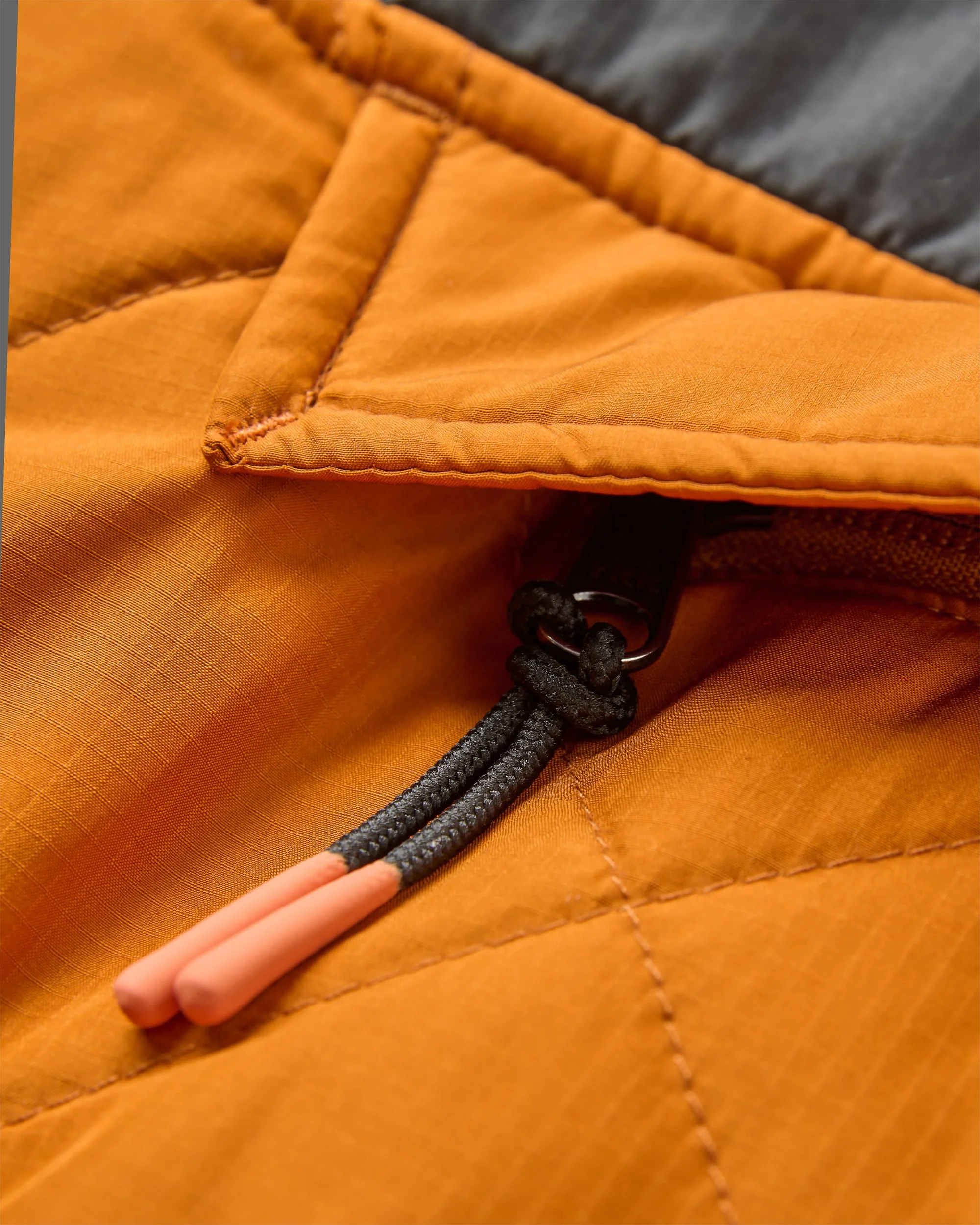 Oceanic Insulated Anorak - Black/Retro Orange - Image 8