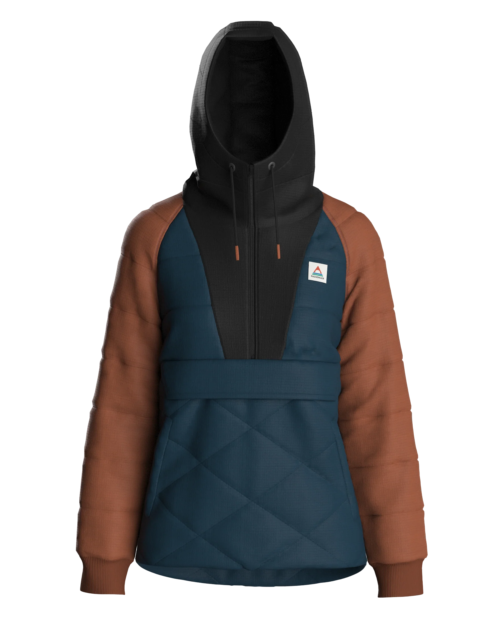 Oceanic Insulated Anorak - Tidal Blue/Burnt Orange - Image 13