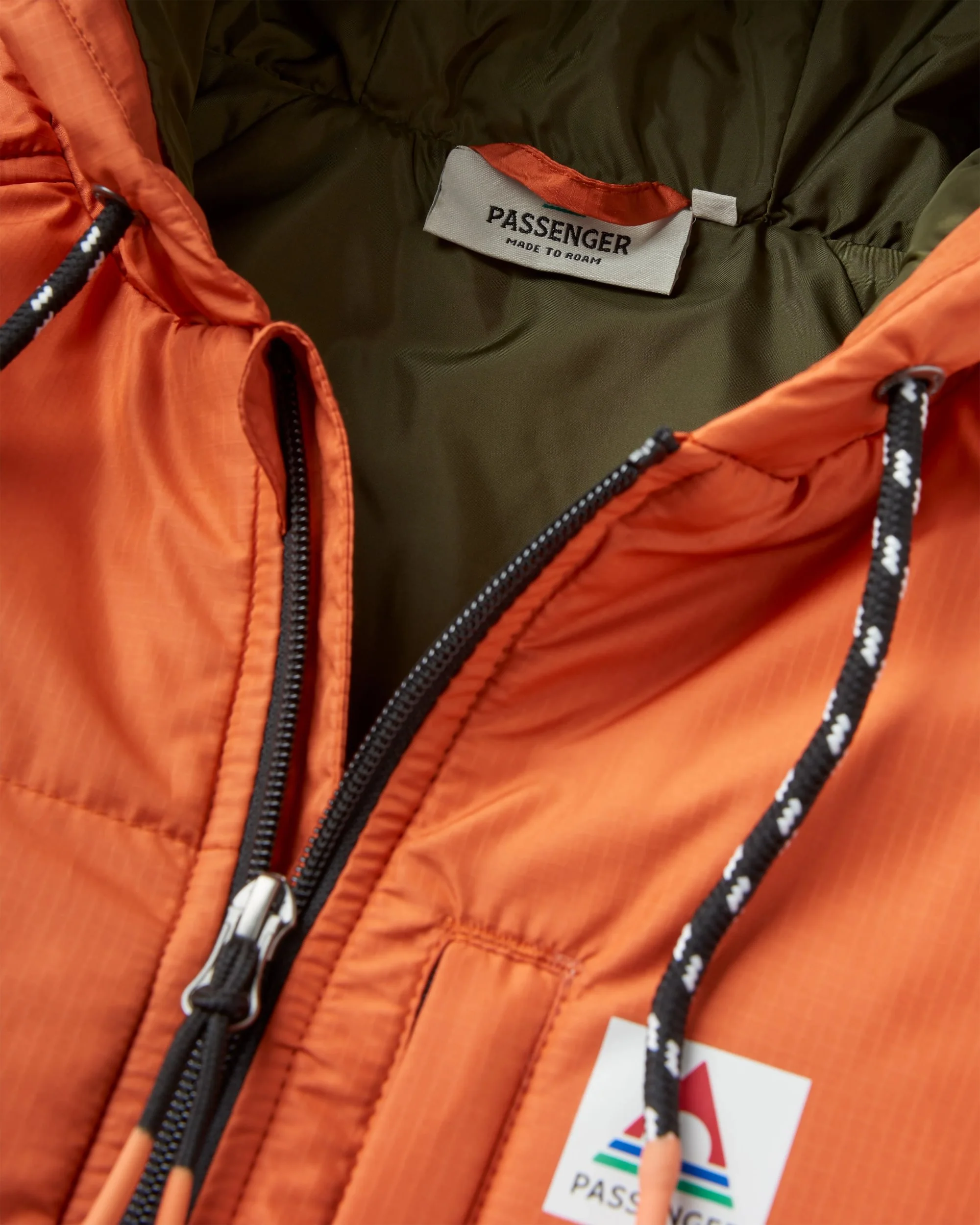 Dylan Insulated Full Zip Jacket - Burnt Orange - Image 11