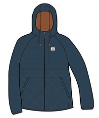 Dylan Insulated Full Zip Jacket - Tidal Blue - Image 6