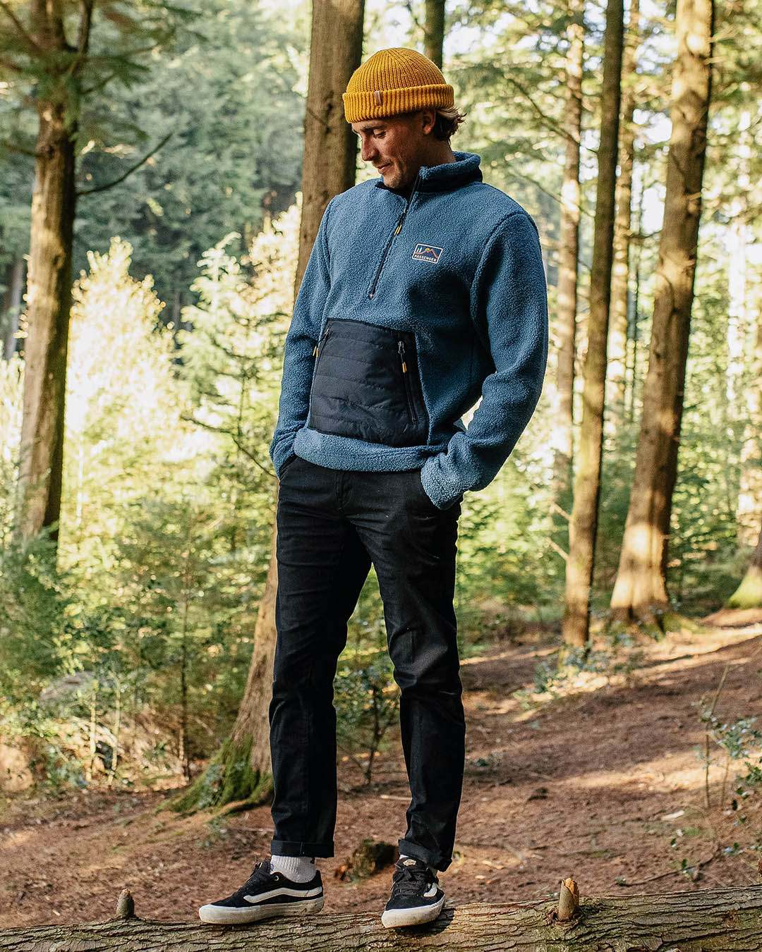Oceanside Polar-Lined Sherpa Fleece - Blue Steel - Image 2
