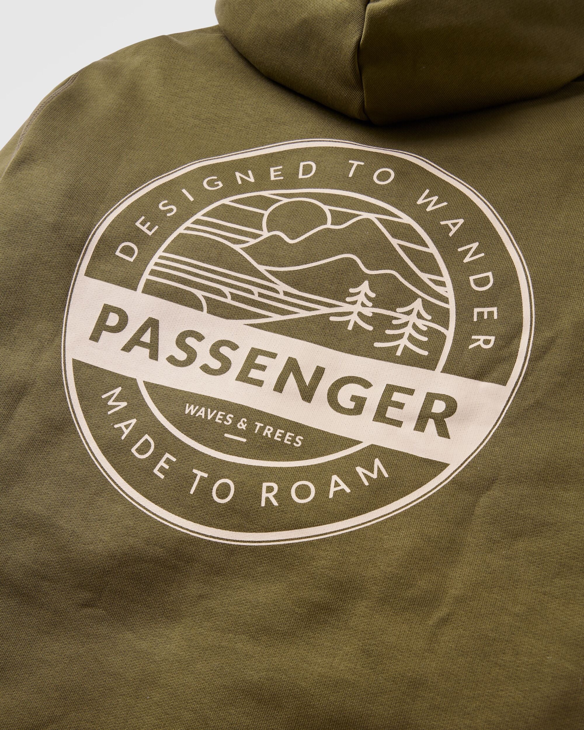 Odyssey Hoodie - Dark Olive - Image 4