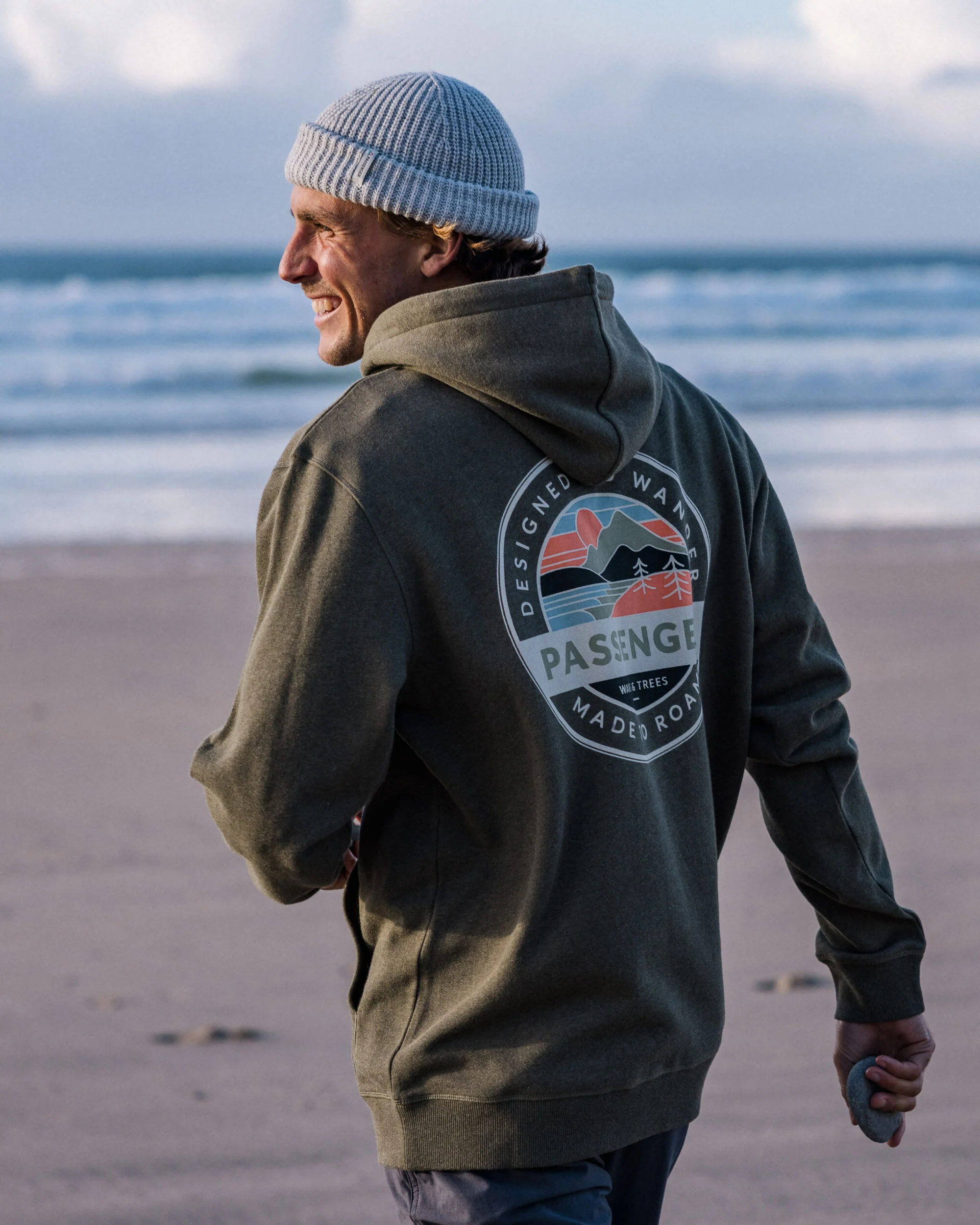 Odyssey Hoodie - Khaki Marl - Image 4