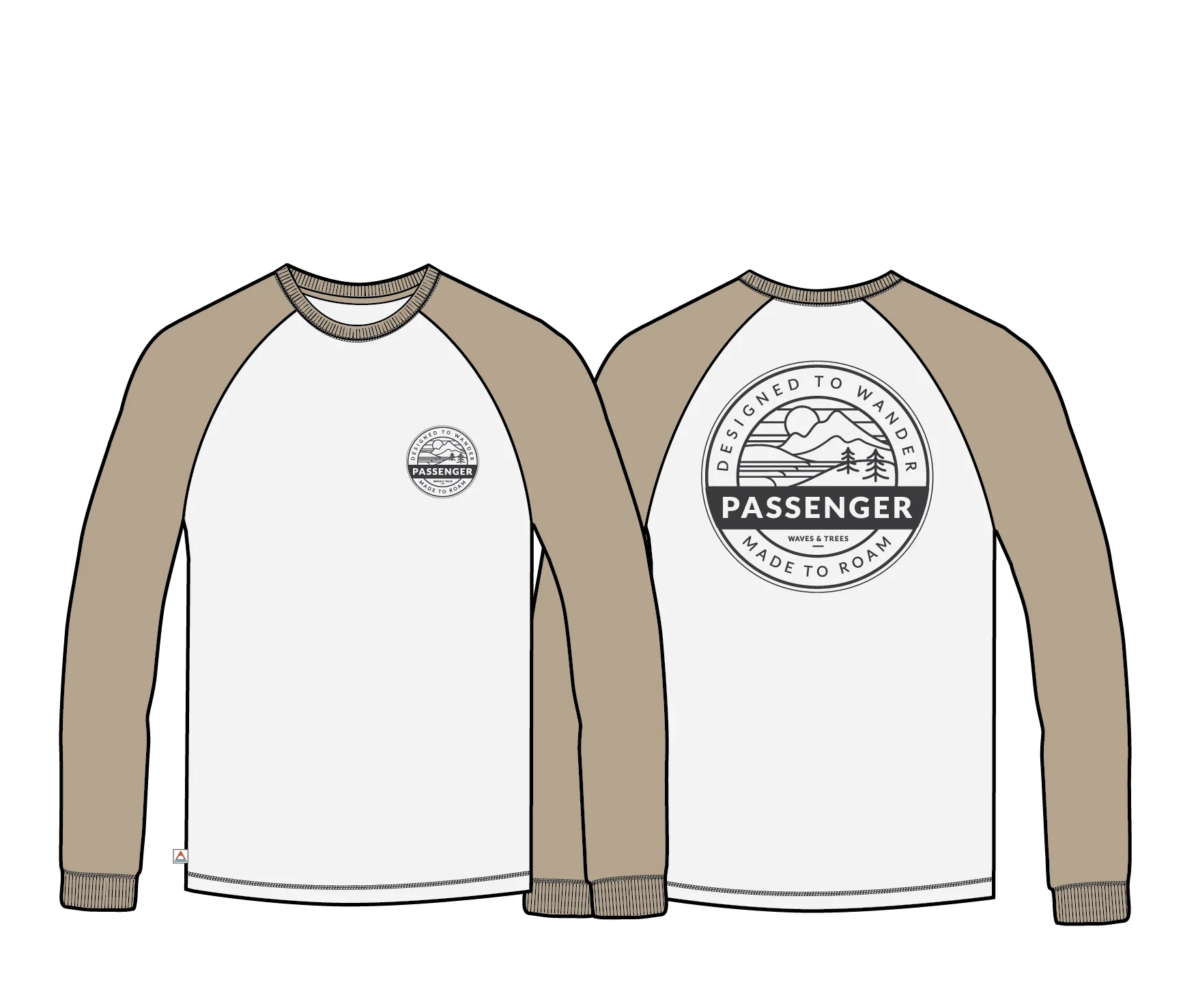 Odyssey Raglan LS T-Shirt - Milky Marl - Image 8