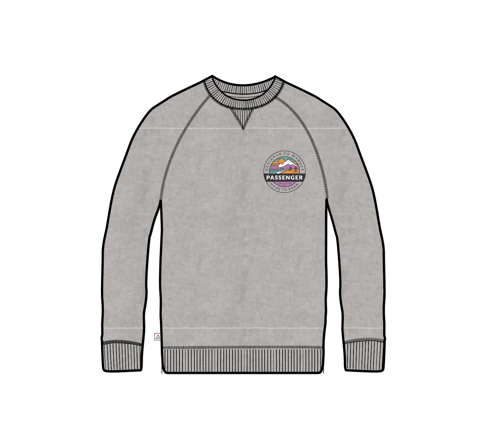 Odyssey Sweatshirt - Mid Grey Marl - Image 6