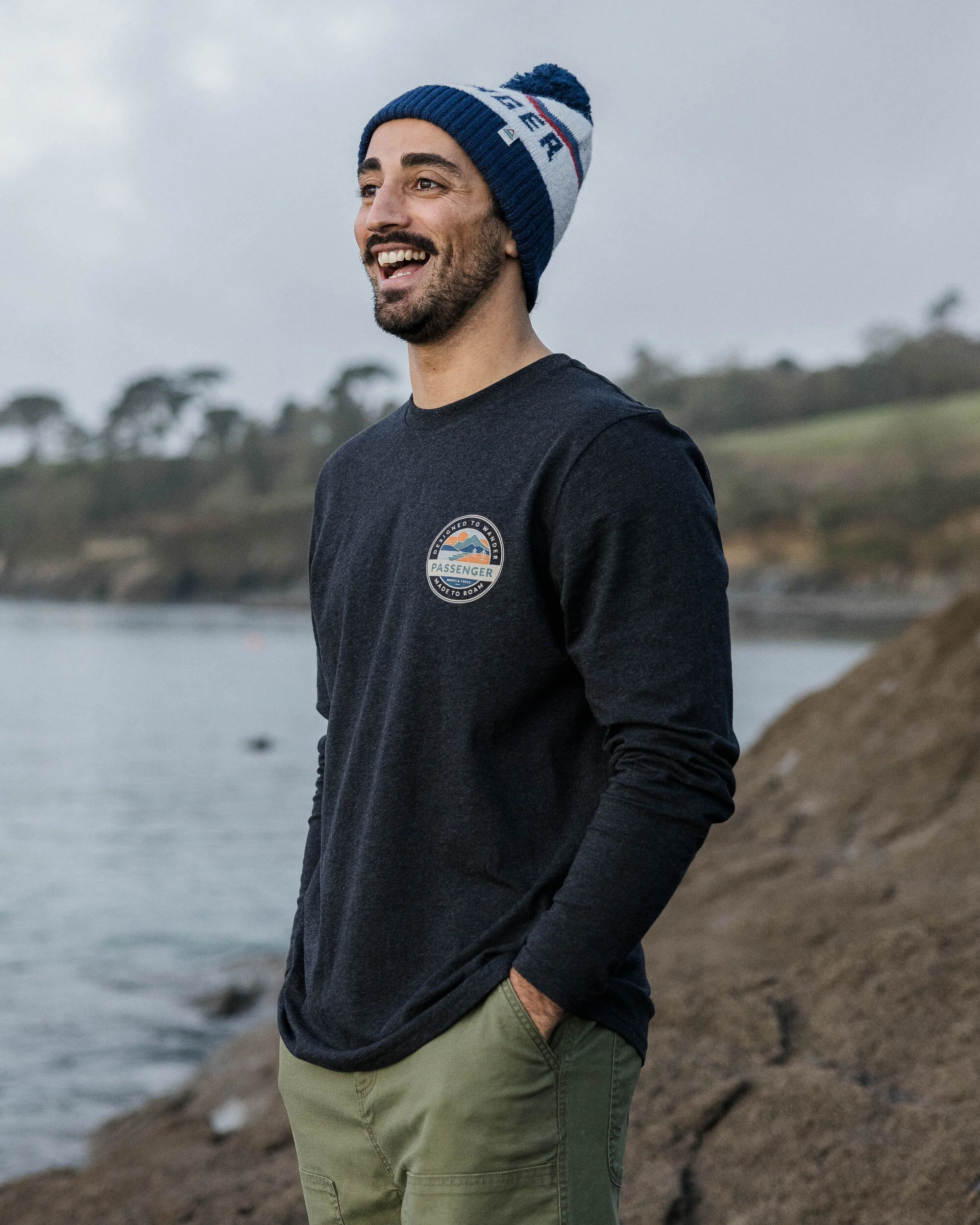 Odyssey LS T-Shirt - Ebony Marl - Image 4
