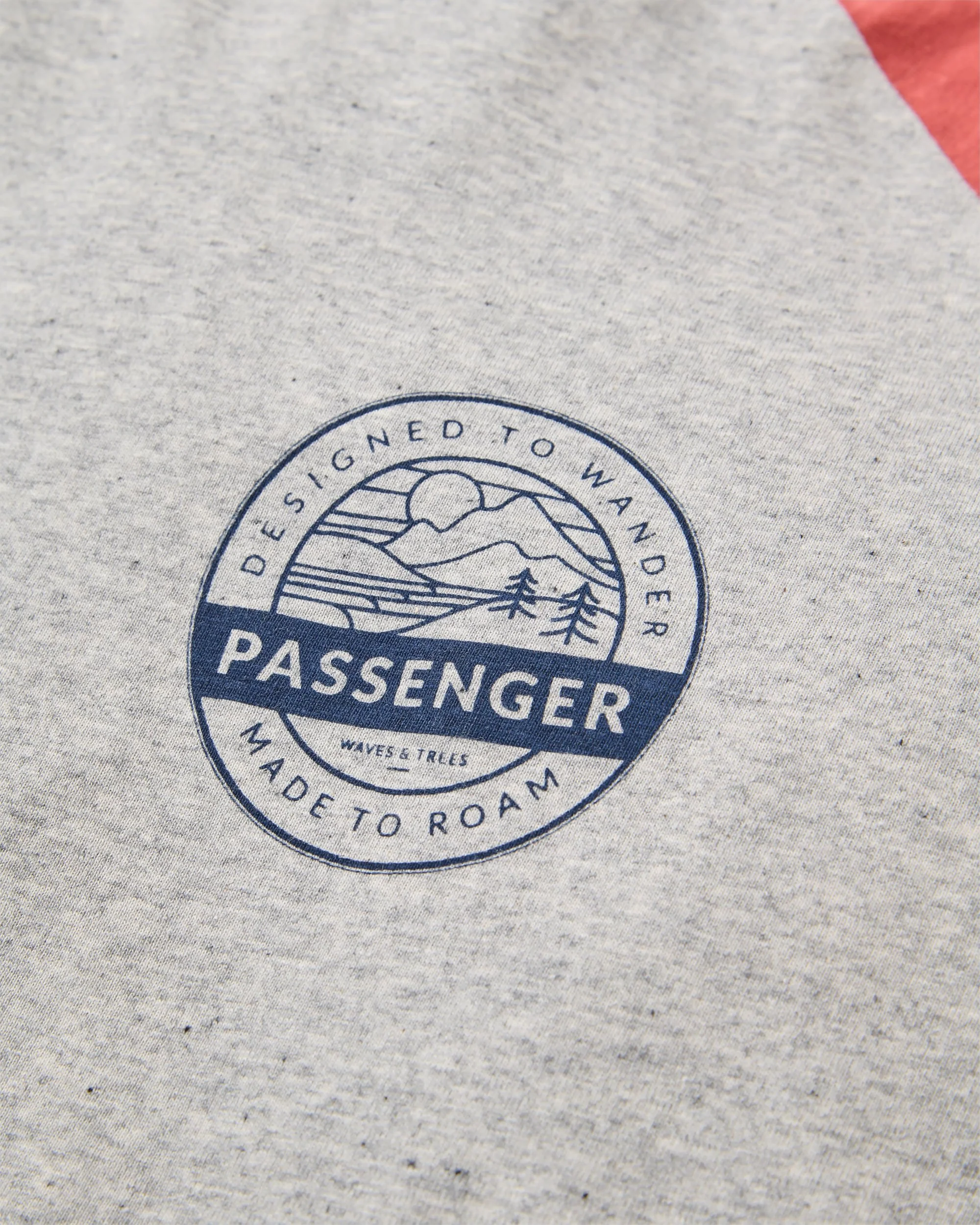 Odyssey Raglan LS T-Shirt - Redwood/Grey Marl - Image 3