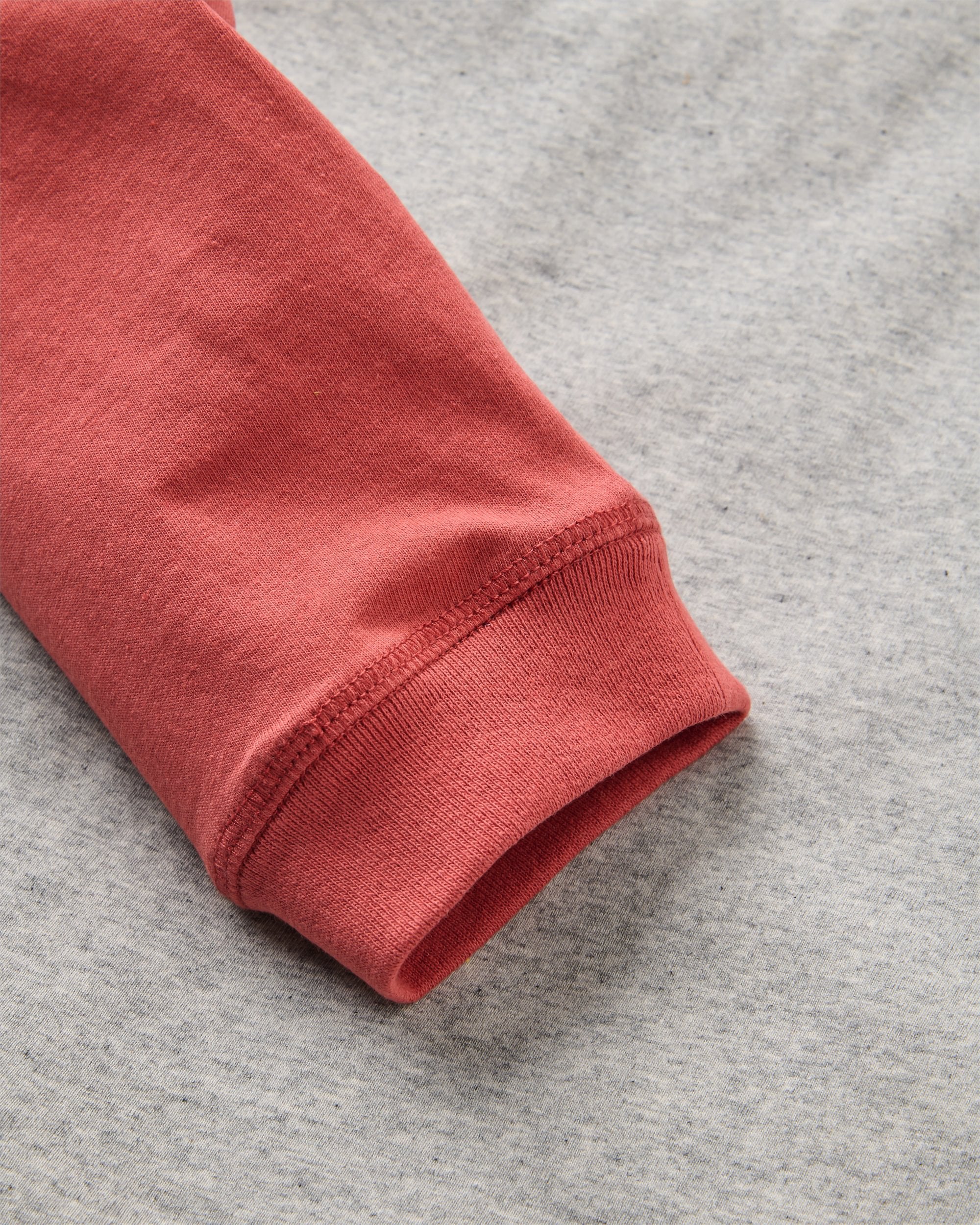 Odyssey Raglan LS T-Shirt - Redwood/Grey Marl - Image 5
