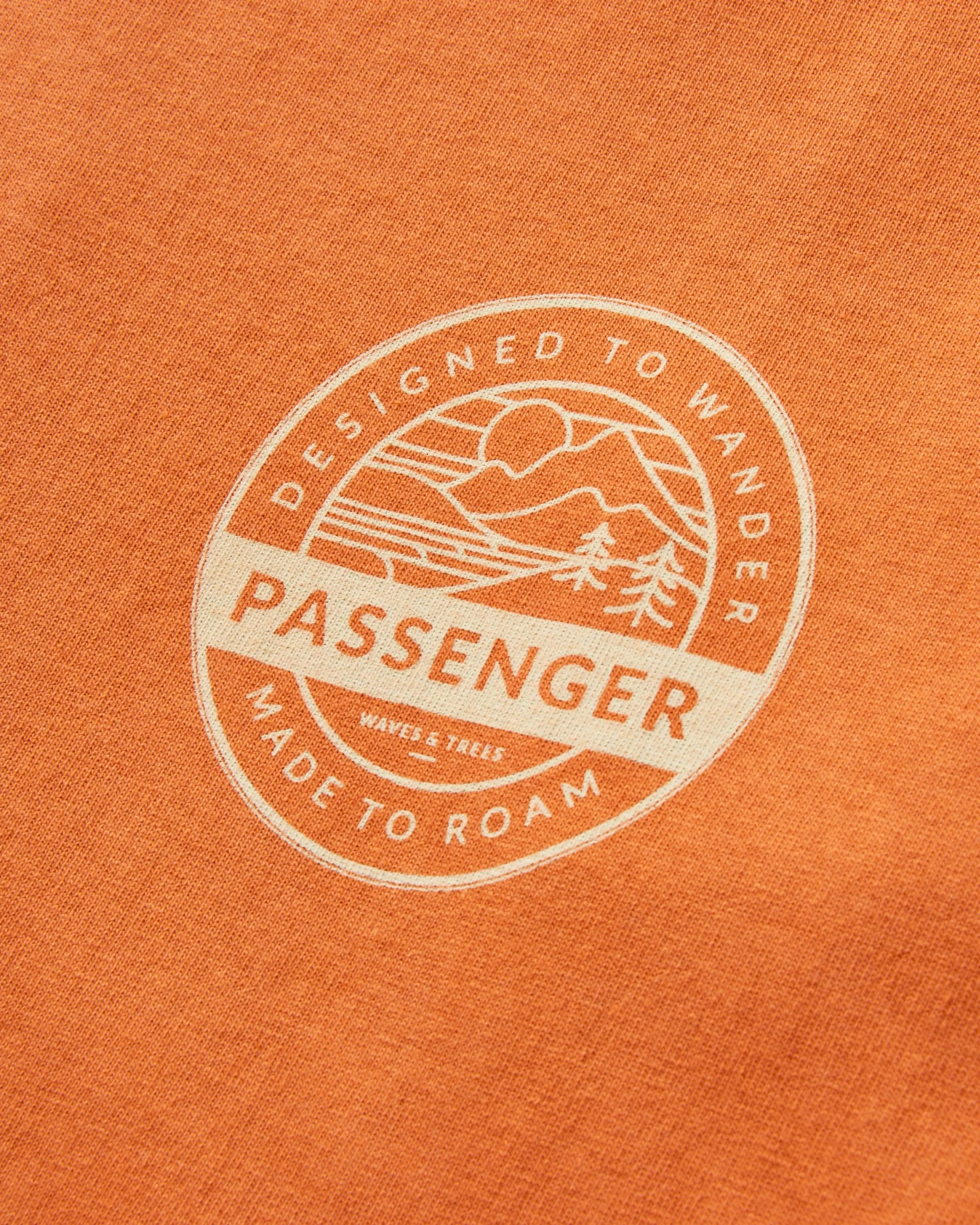 Odyssey Organic Cotton T-Shirt - Burnt Orange - Image 7