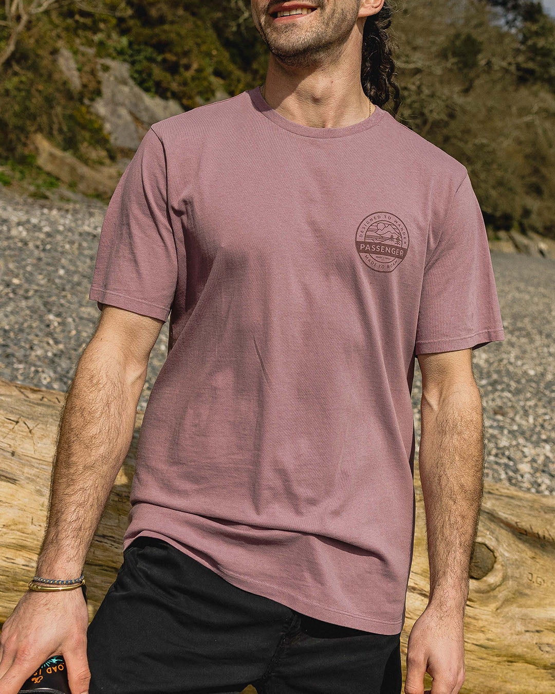 Odyssey Organic Cotton T-Shirt - Grape - Image 2