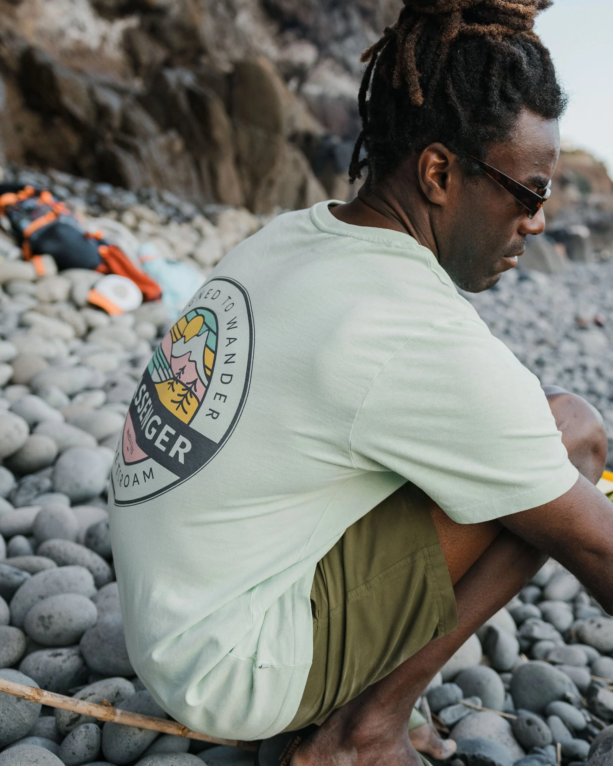 Odyssey Organic Cotton T-Shirt - Surf Spray - Image 3