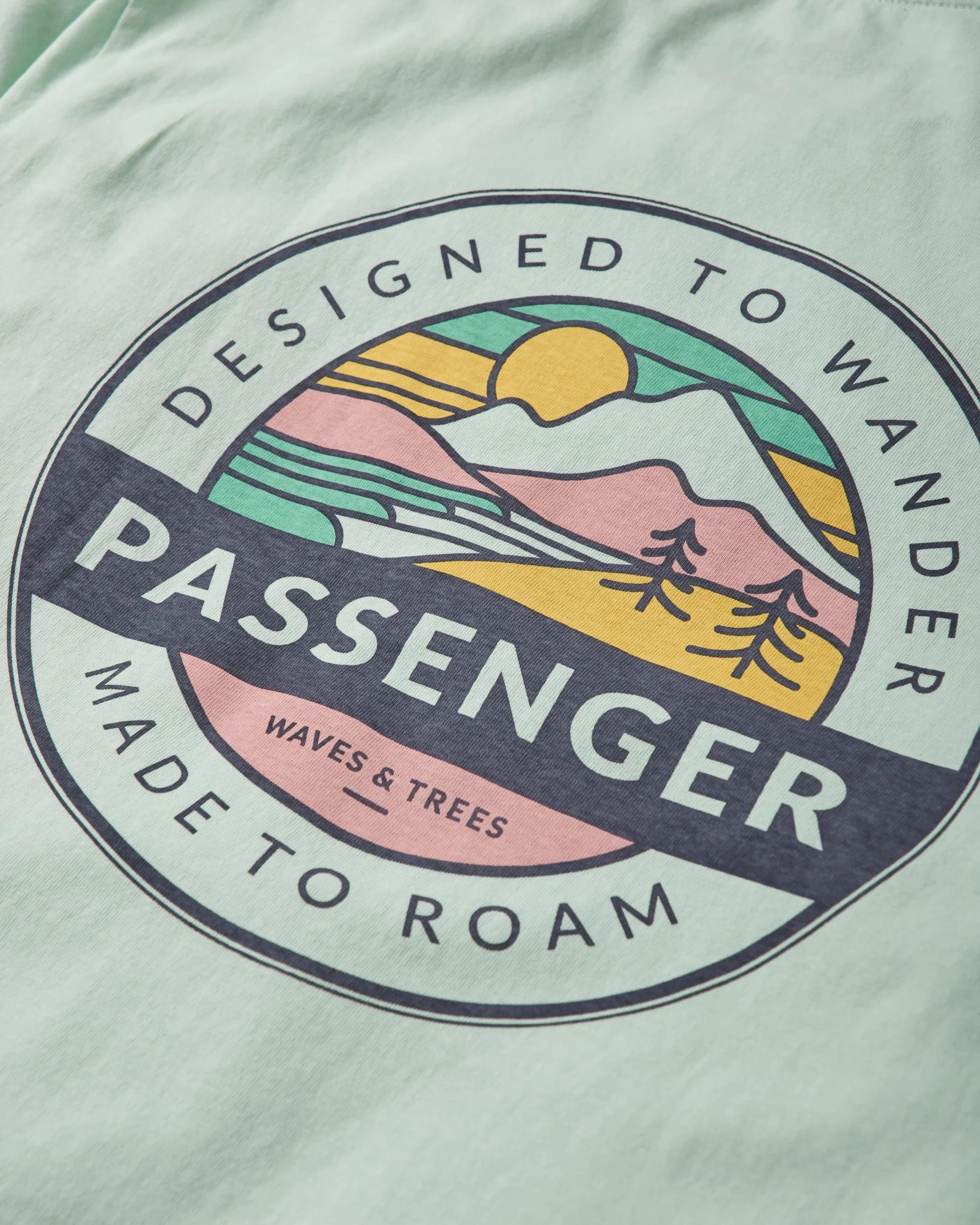 Odyssey Organic Cotton T-Shirt - Surf Spray - Image 7