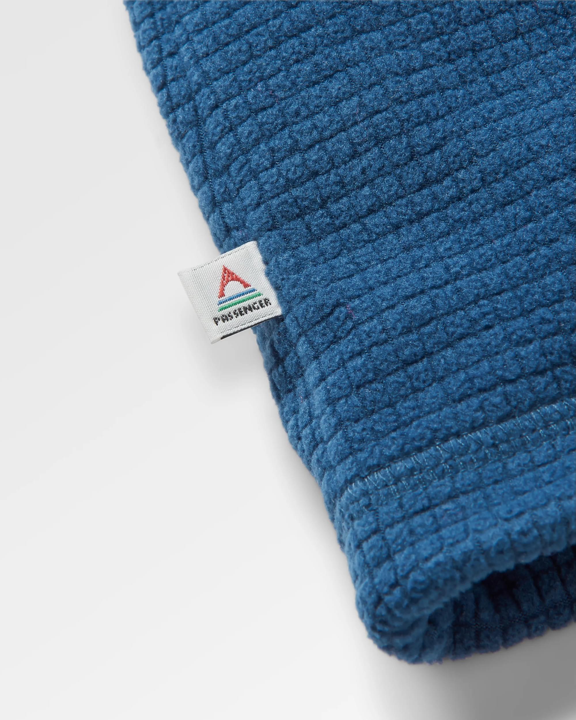 Off Trail Grid Polar Fleece - Cornflower/Dark Denim - Image 7