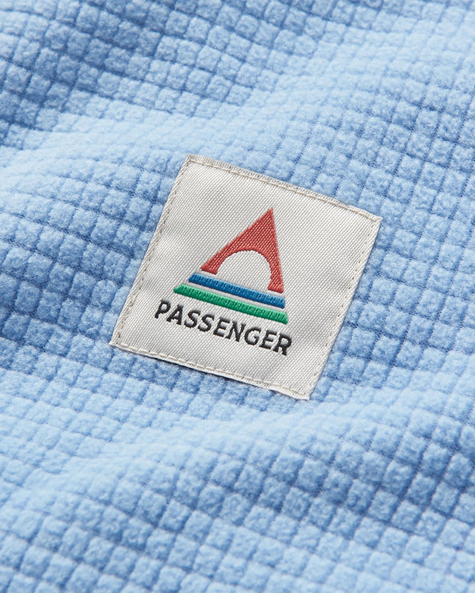 Off Trail Grid Polar Fleece - Cornflower/Dark Denim - Image 8