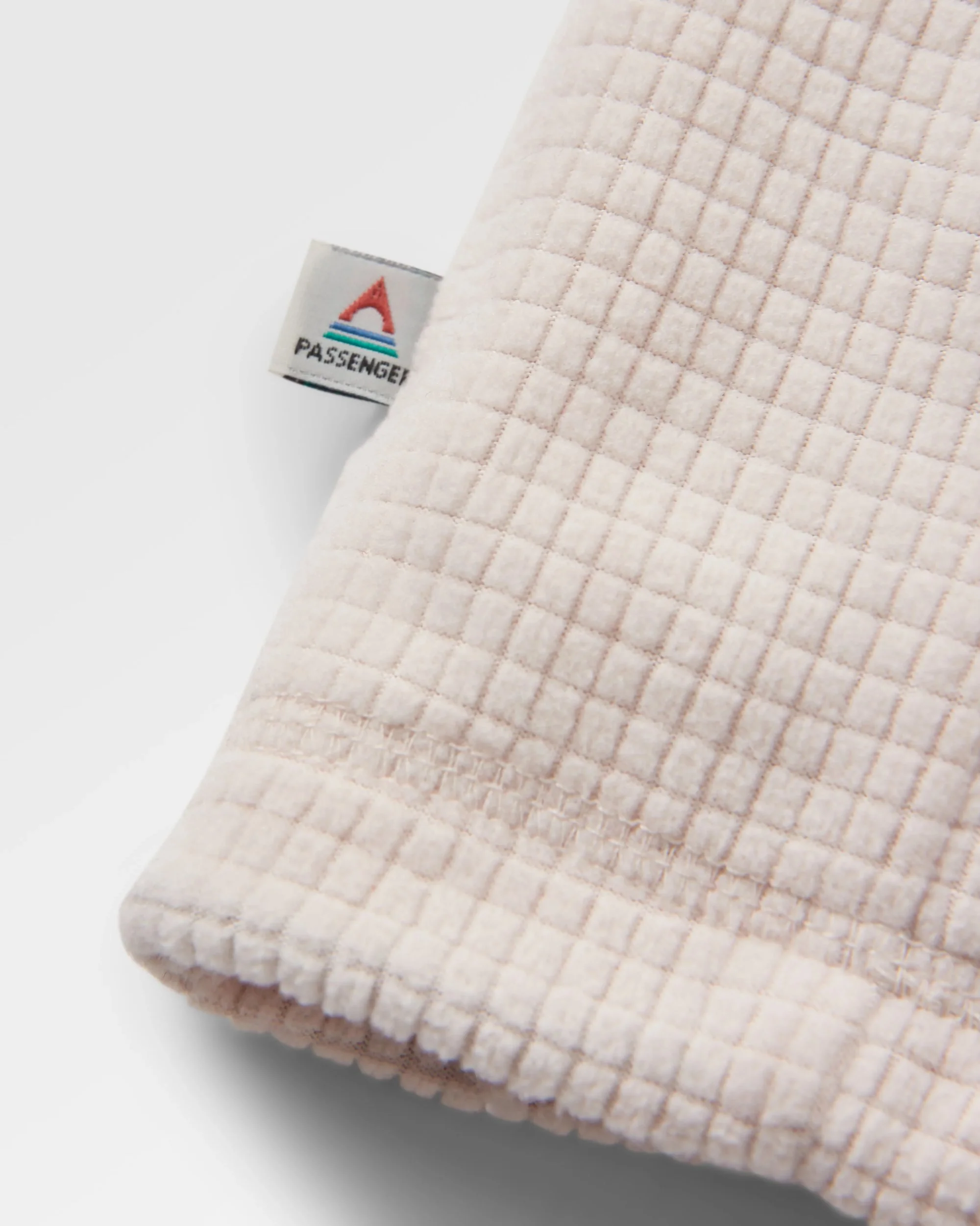 Off Trail Grid Polar Fleece - Red Ochre/Birch - Image 7