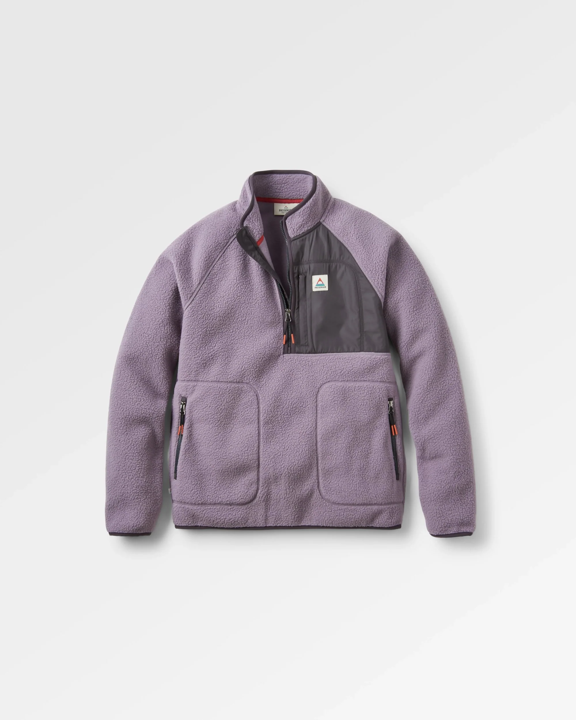 Offgrid 1/2 Zip Sherpa Fleece - Dusty Lilac - Image 2