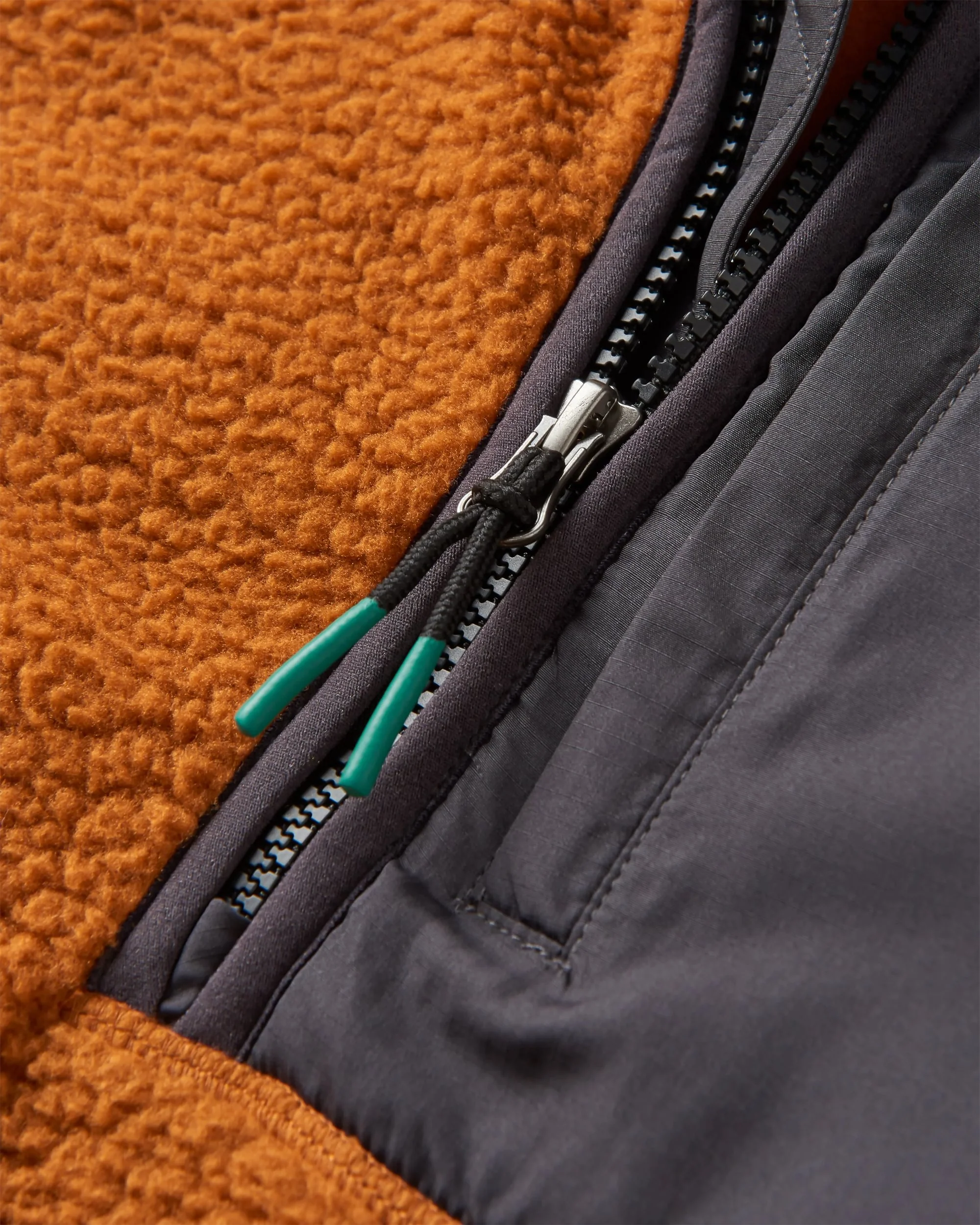 Offgrid 1/2 Zip Sherpa Fleece - Glazed Ginger - Image 5