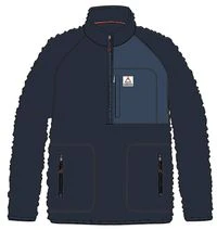 Offgrid 1/2 Zip Sherpa Fleece - Rich Navy - Image 9