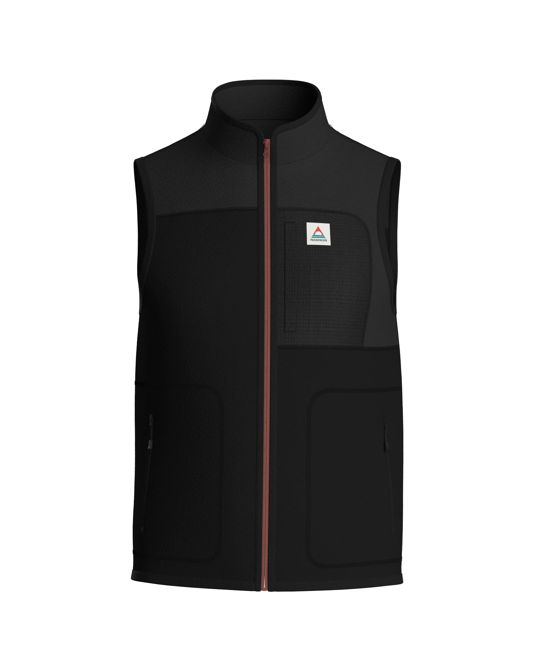 Offgrid Sherpa Fleece Vest - Black - Image 7