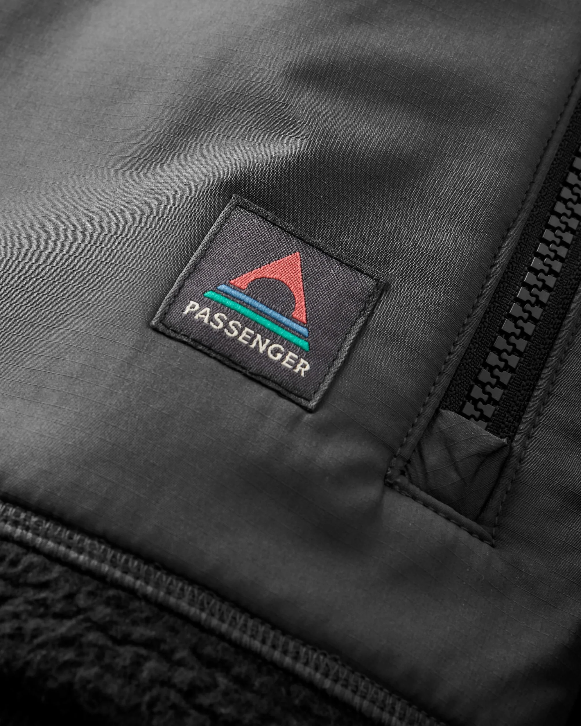 Offgrid Sherpa Crew Fleece - Black - Image 7