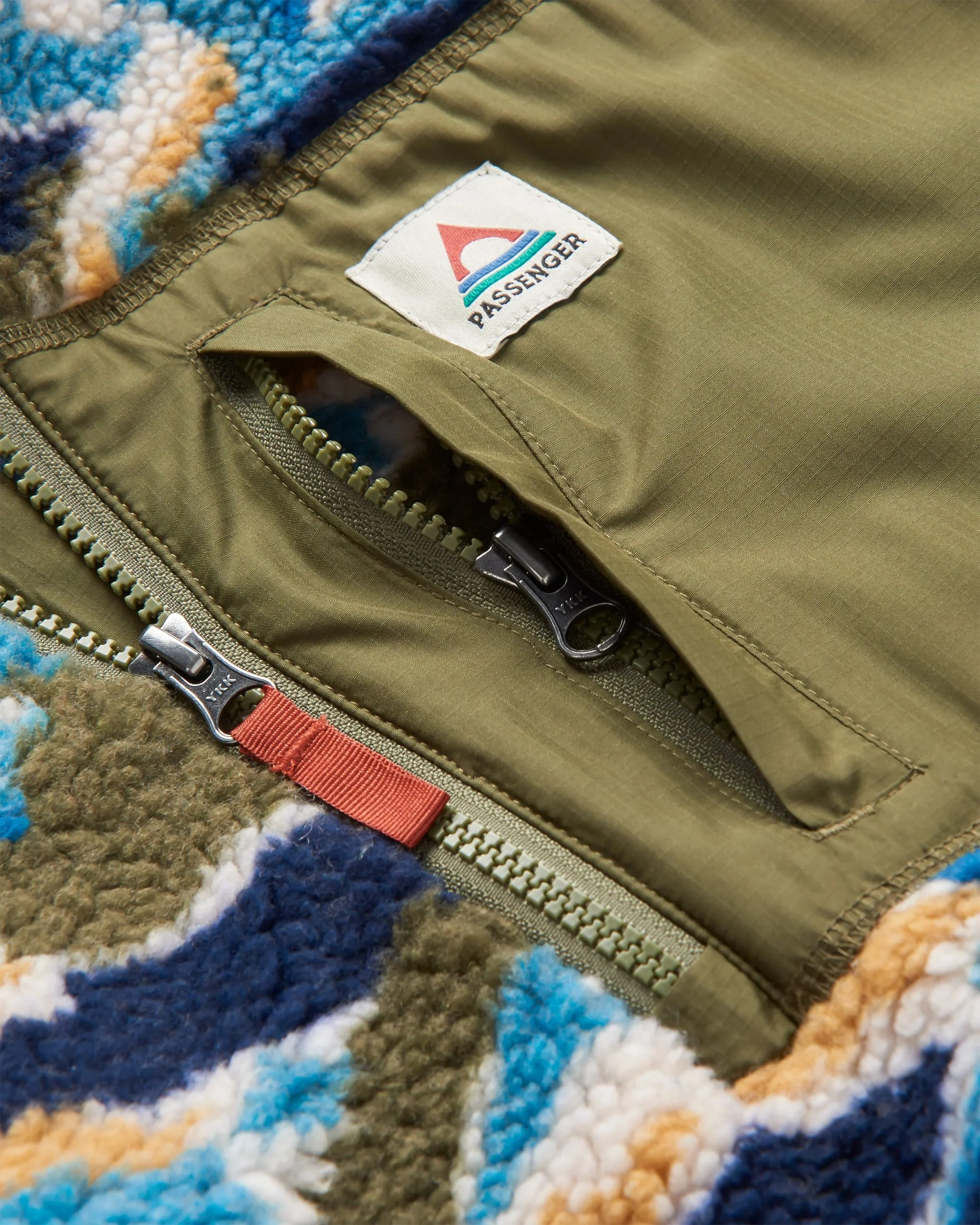 Offroad Sherpa 1/2 Zip Fleece - Mount Scenic Khaki - Image 6