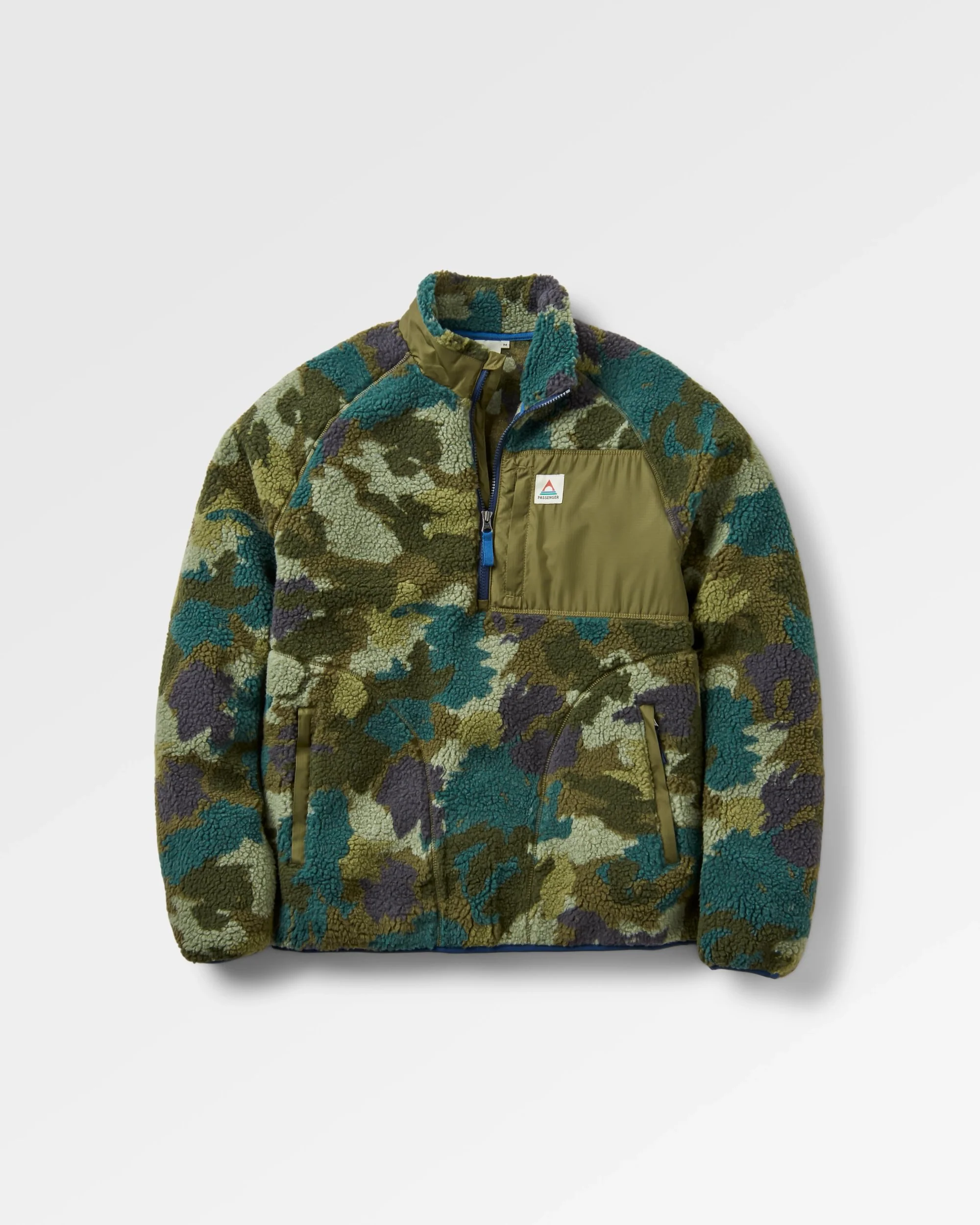 Offroad Sherpa 1/2 Zip Fleece - Alpine Camo Khaki