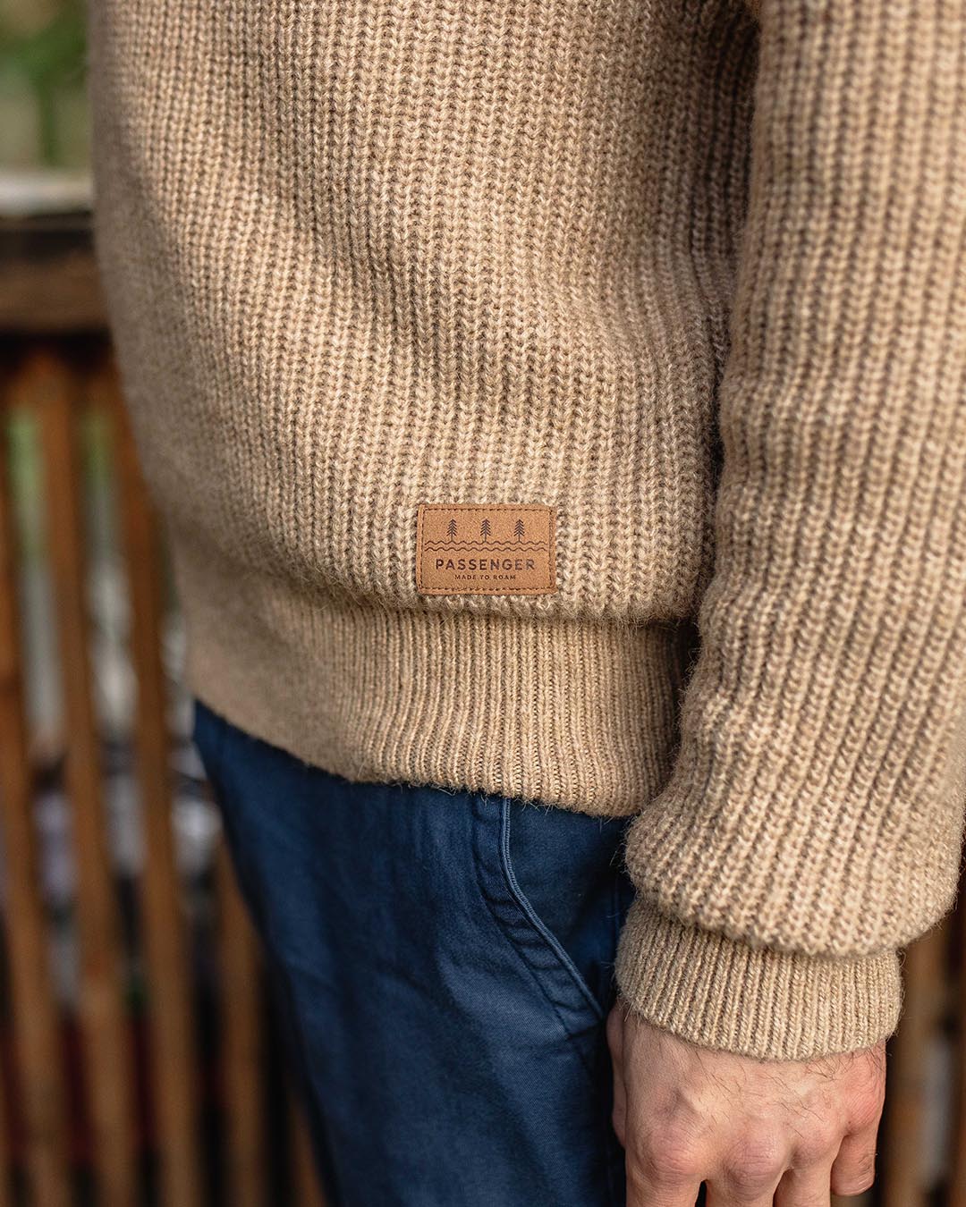 Offshore Knitted Jumper - Sand - Image 3