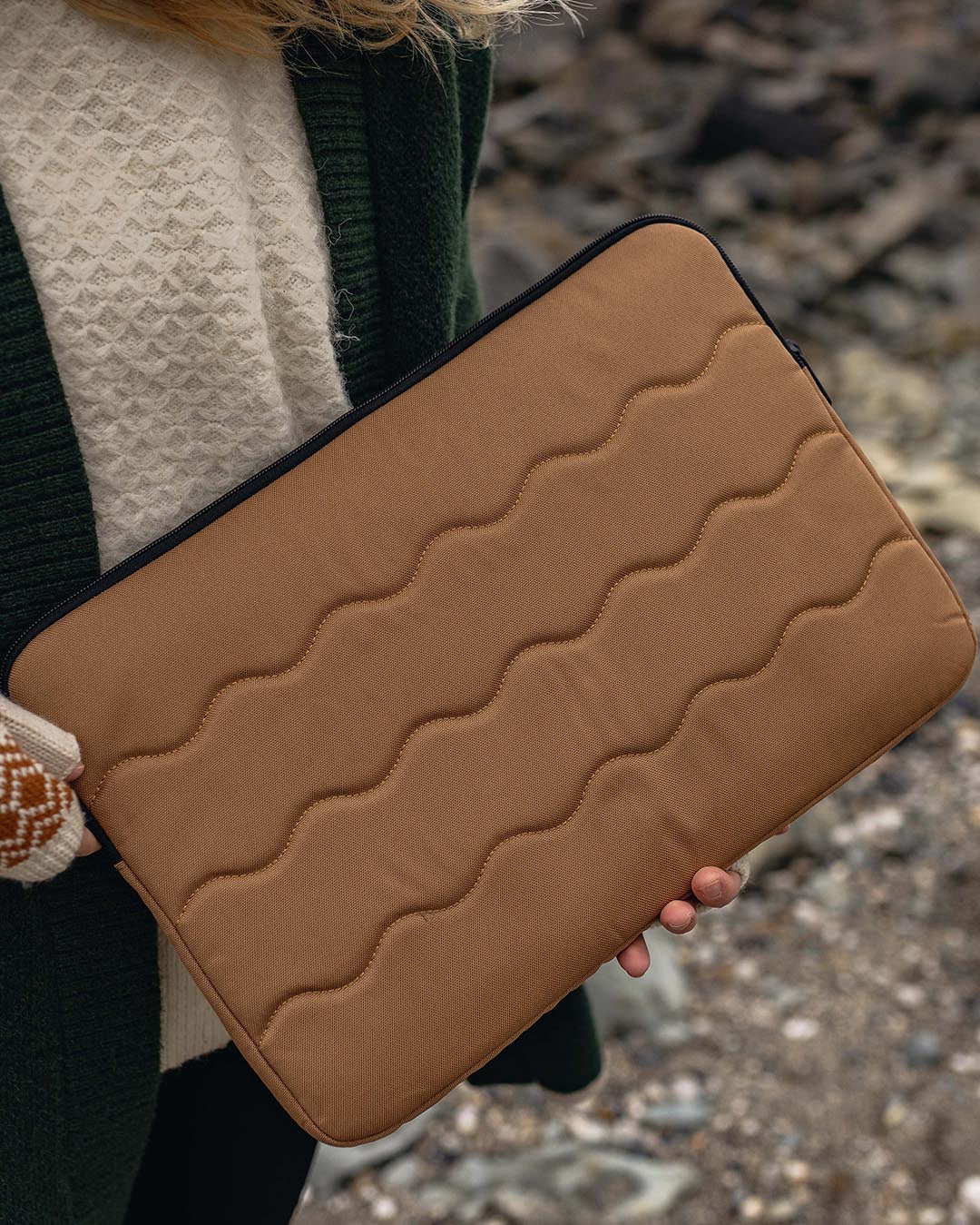 On-The-Go Laptop Sleeve - Golden Brown - Image 7