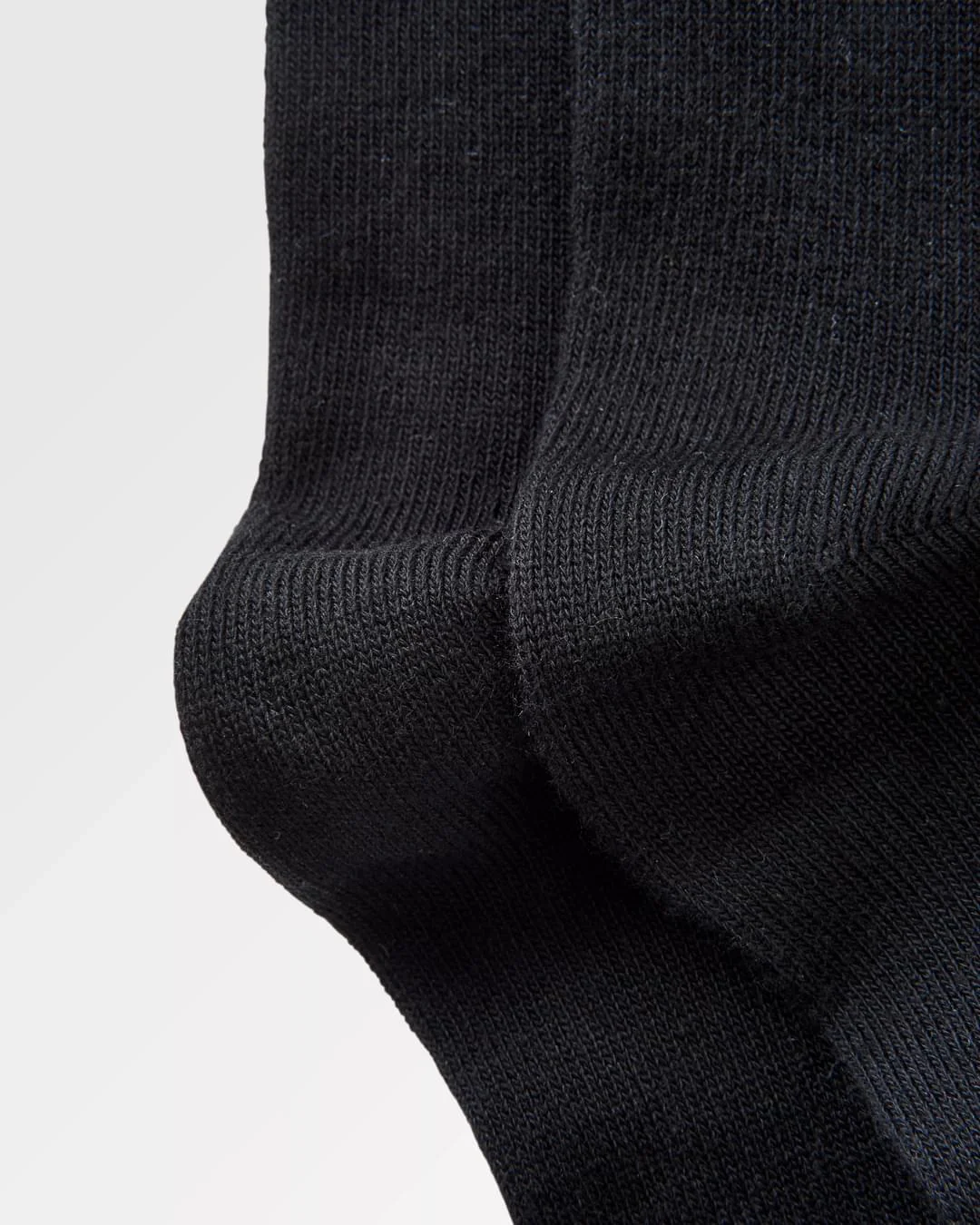 Organic Crew Socks - Black - Image 4