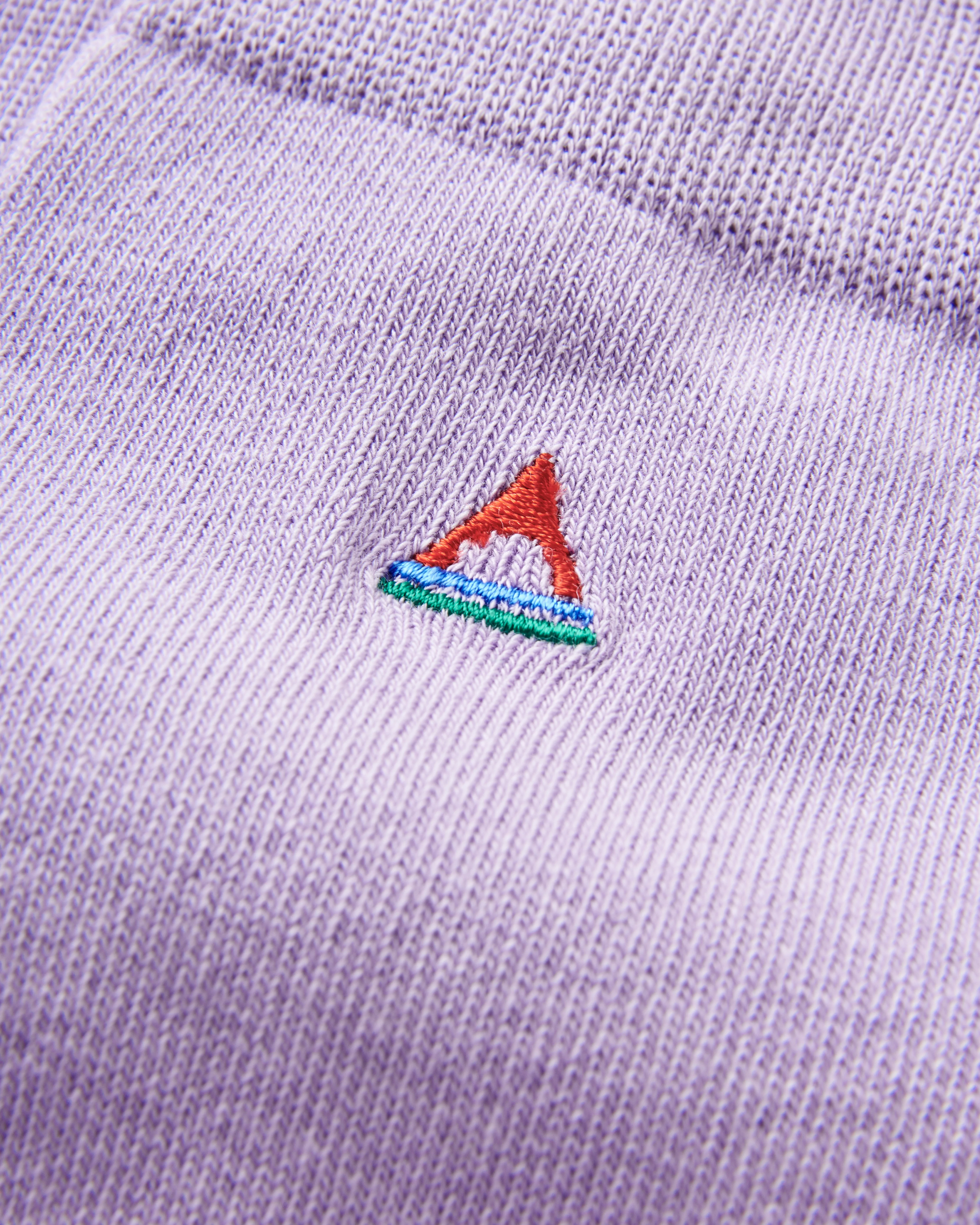 Organic Crew Socks - Dusty Lilac - Image 3