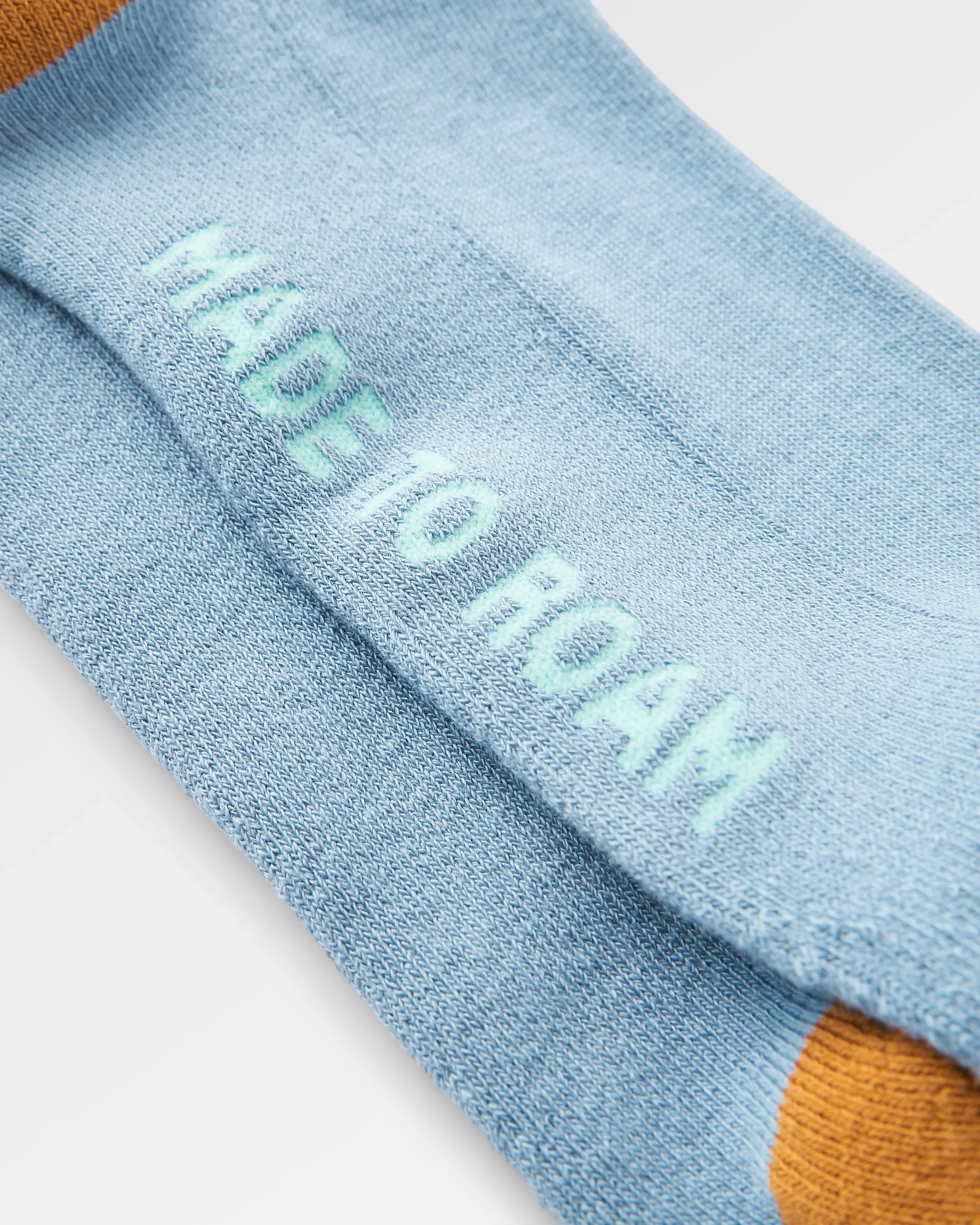 Classic Midweight Crew Socks - Faded Denim - Image 2