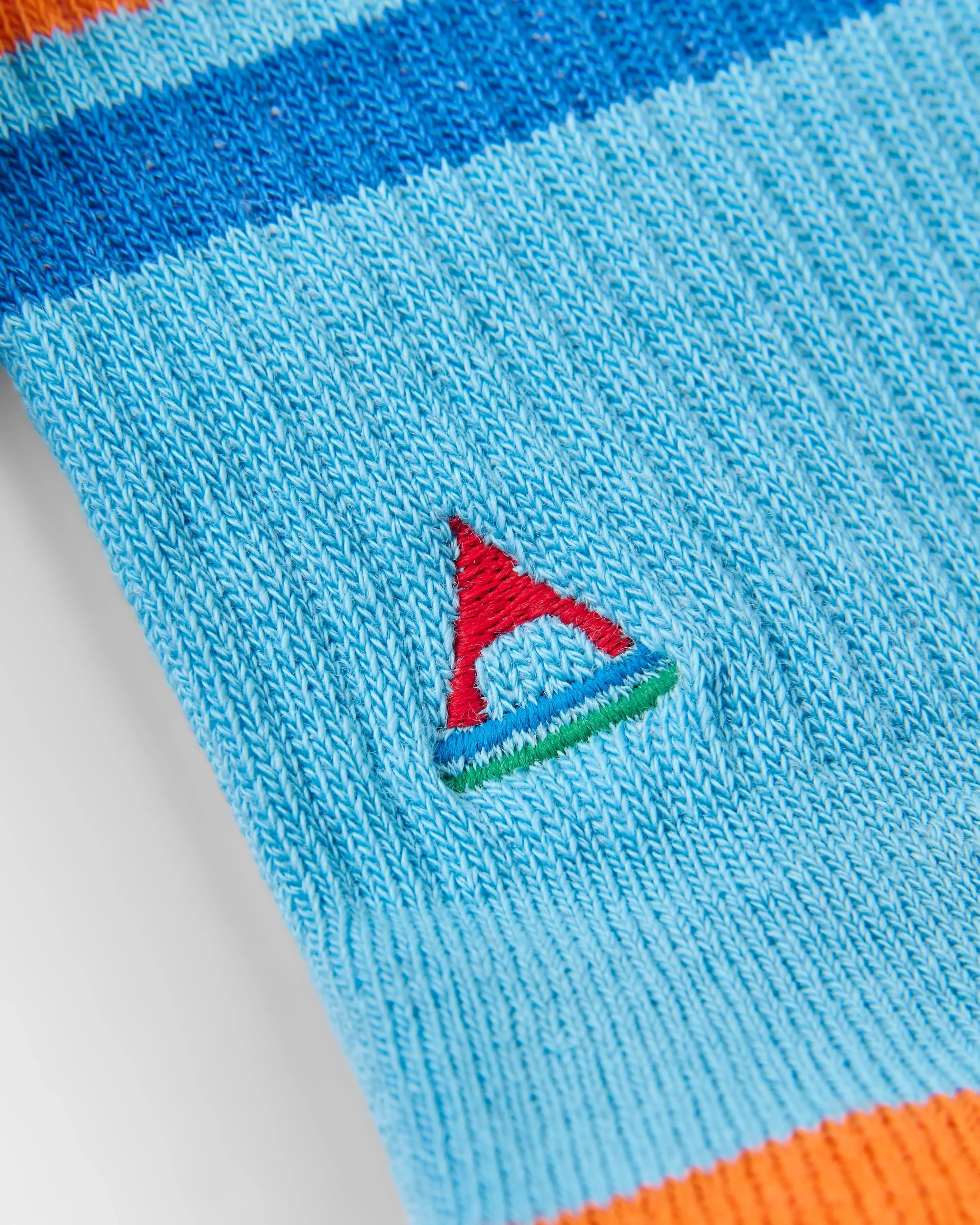 Classic Midweight Crew Socks - Retro Blue - Image 4