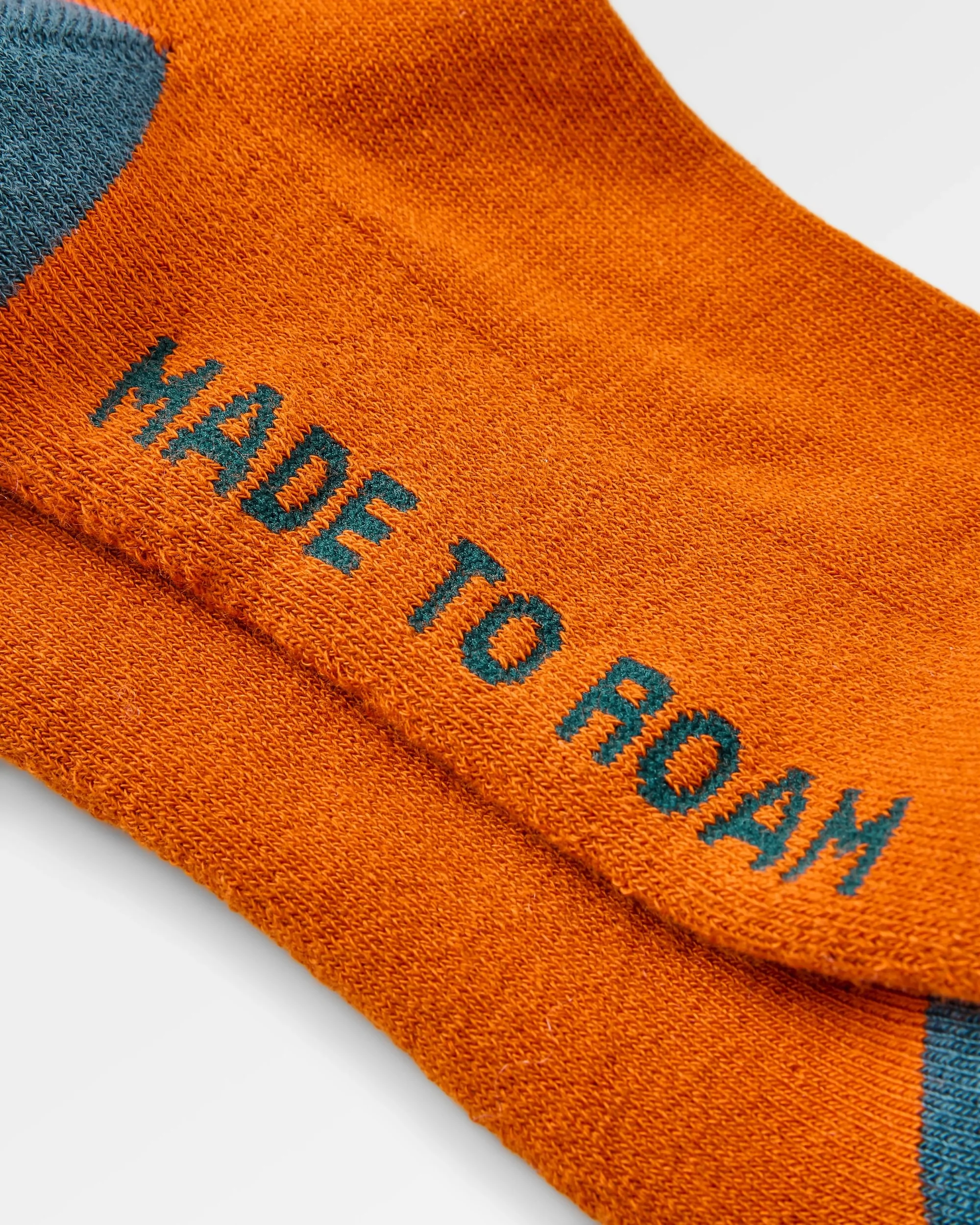 Classic Midweight Crew Socks - Retro Orange - Image 3