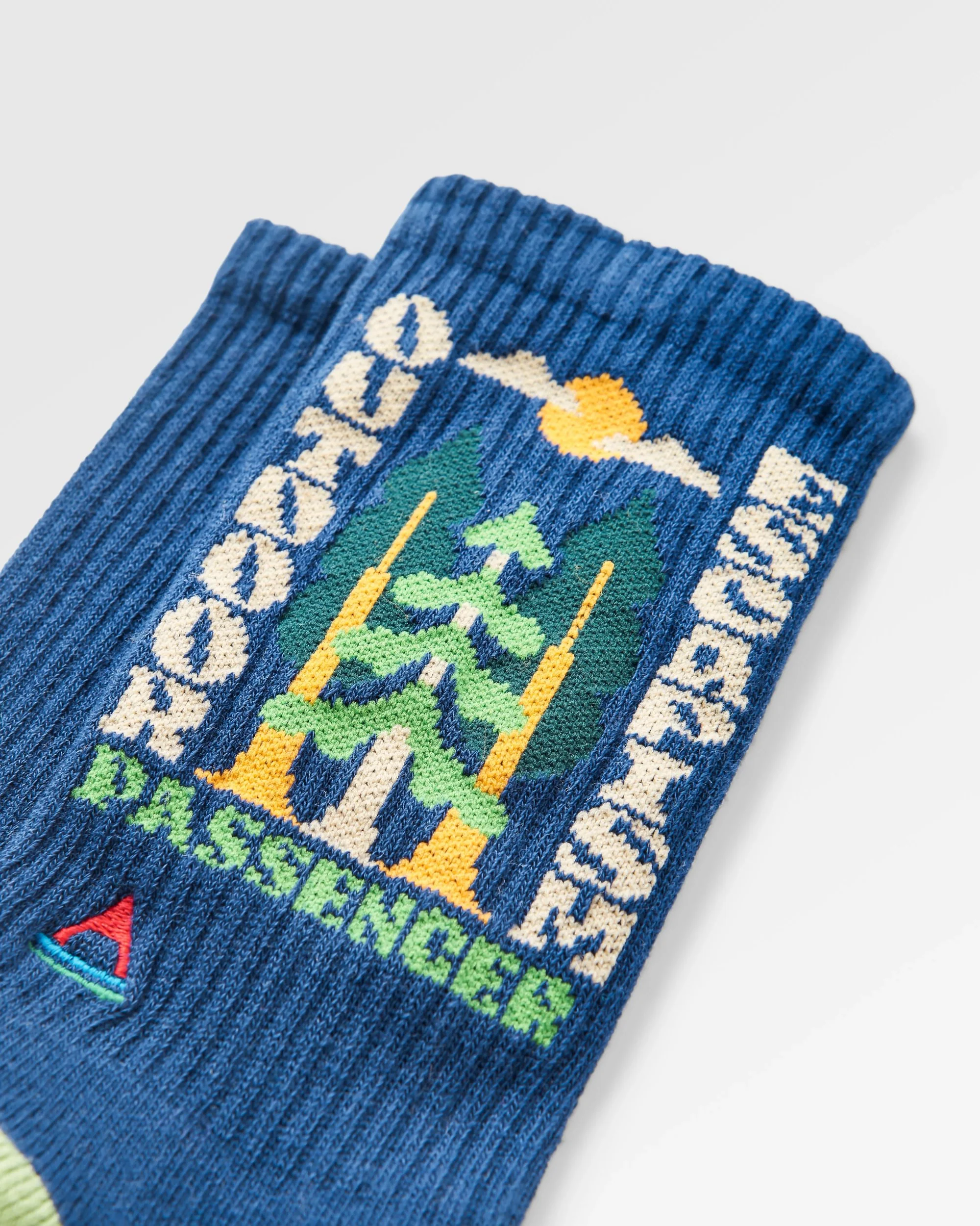 Outdoor Escapism Socks - Purple Indigo - Image 2