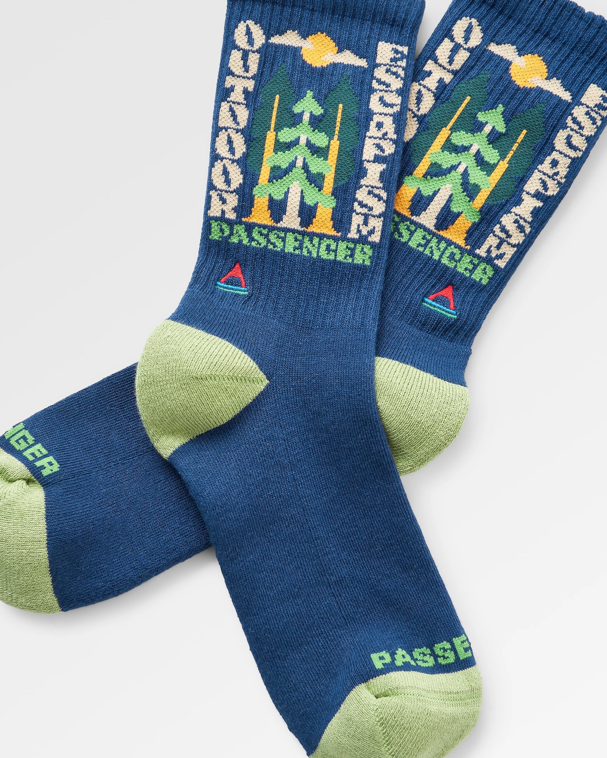 Outdoor Escapism Socks - Purple Indigo - Image 4