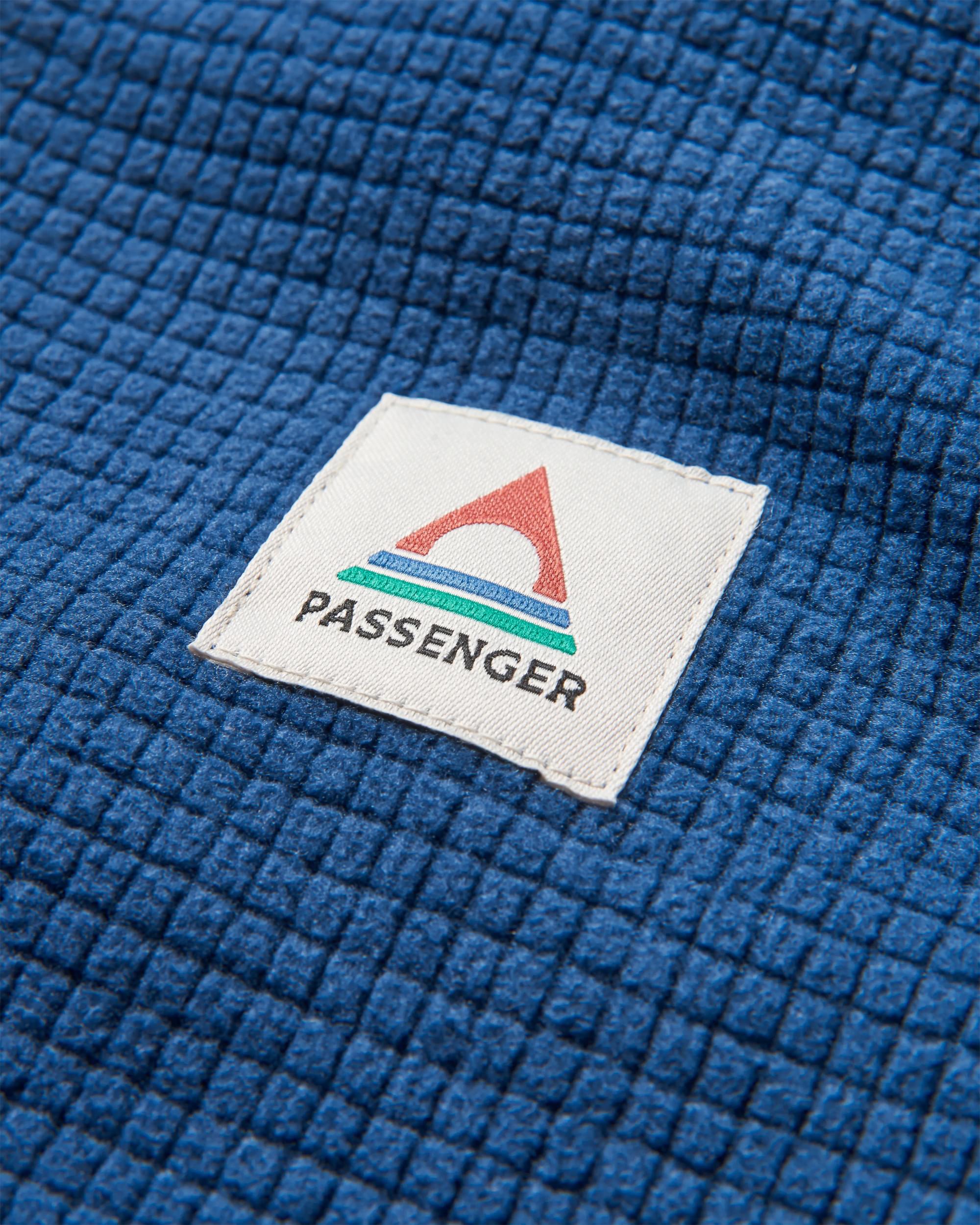 Overlook Grid Polar Fleece - Dark Denim/Pebble Grey - Image 3