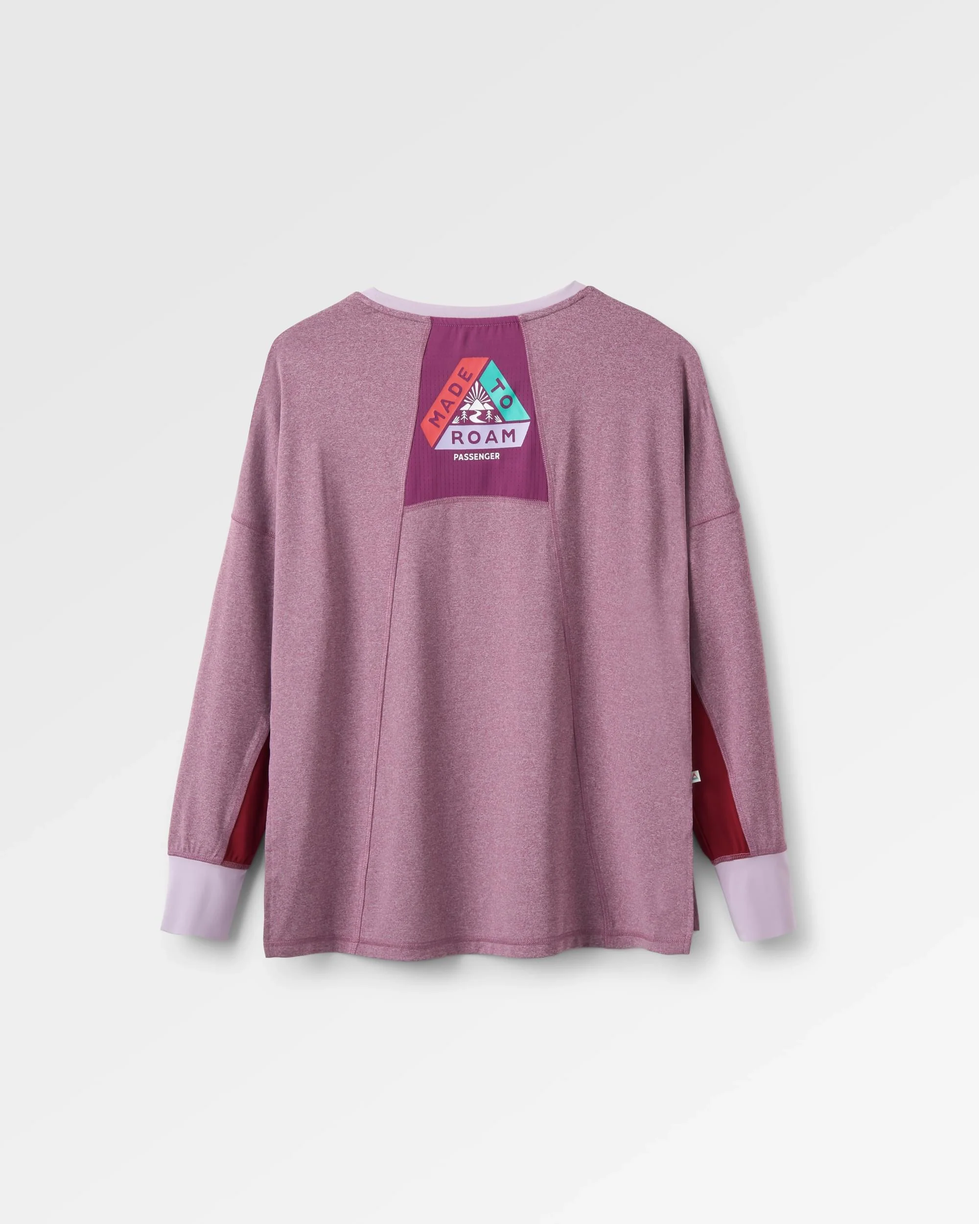 Pacifica Active LS Top - Berry Marl - Image 4