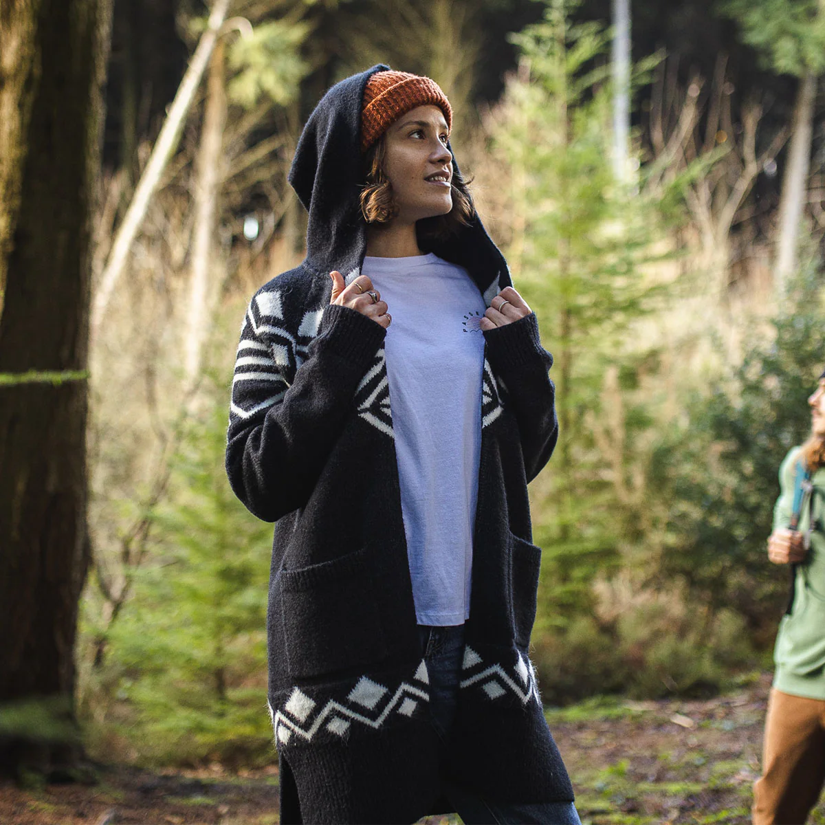 Palumbo Hooded Cardigan - Turbulence Grey - Image 5