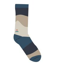 Panorama Organic Midweight Crew Socks - Scenic Toffee - Image 7