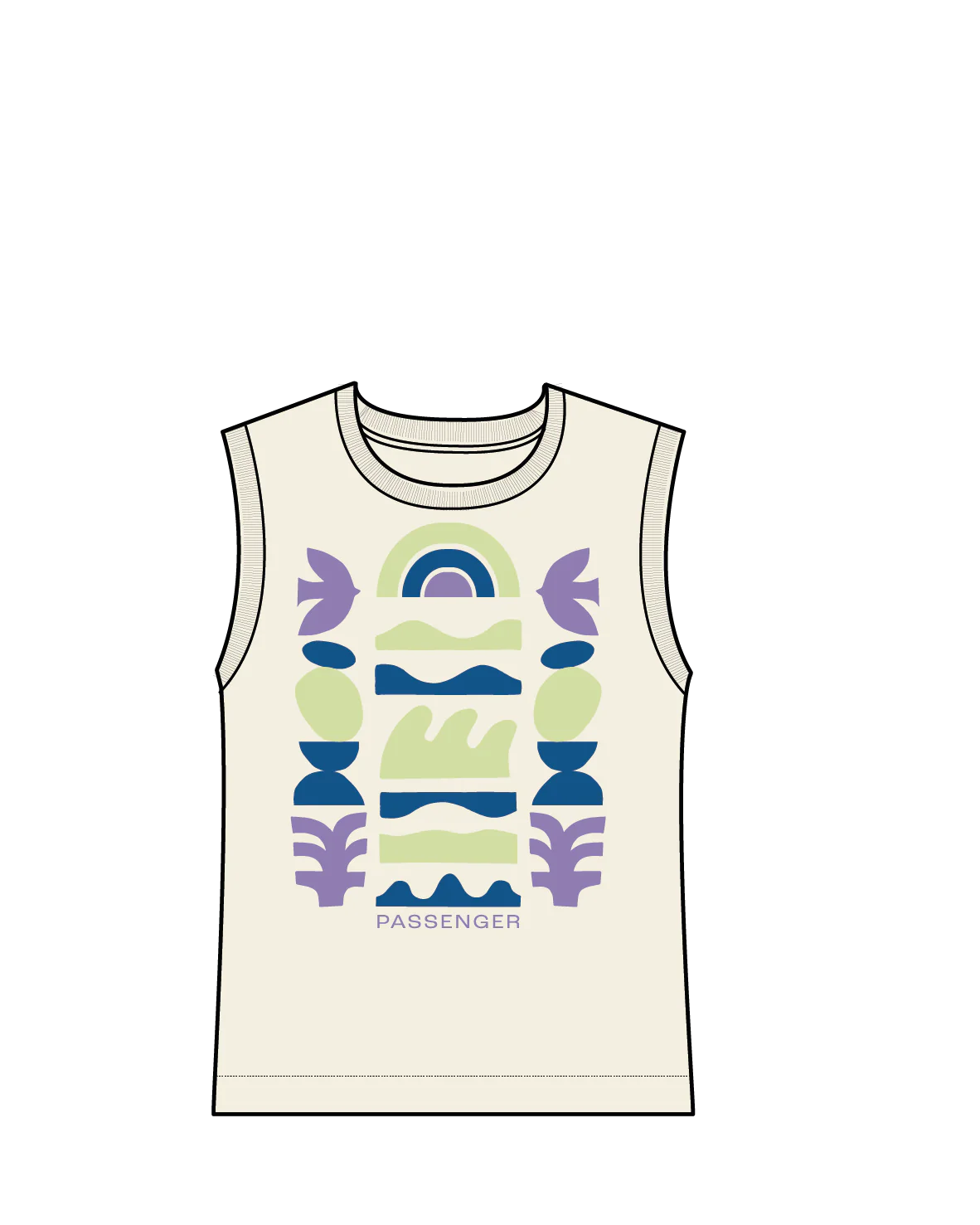 Papercut Vest - Birch - Image 5