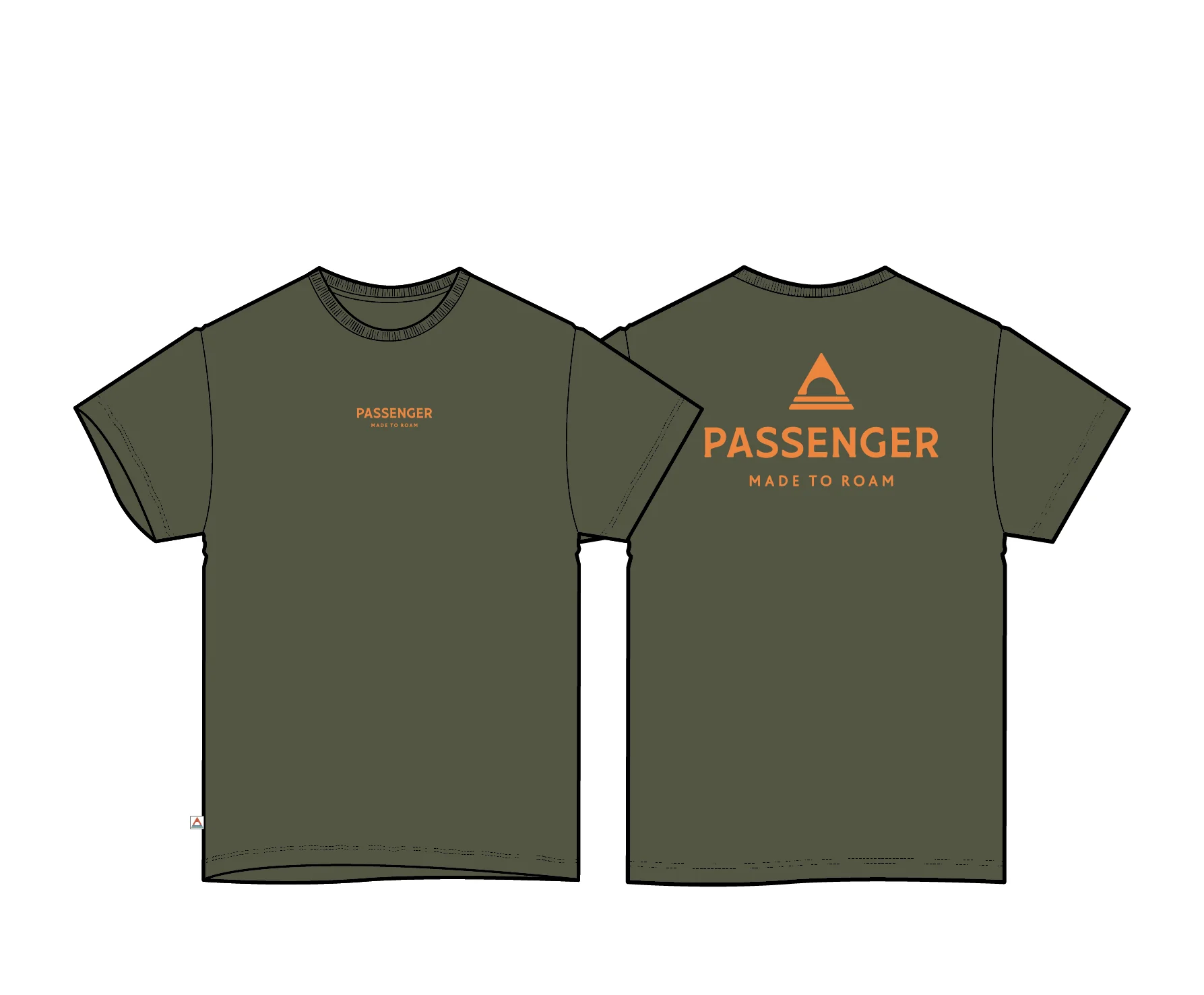Passenger T-Shirt - Khaki - Image 10