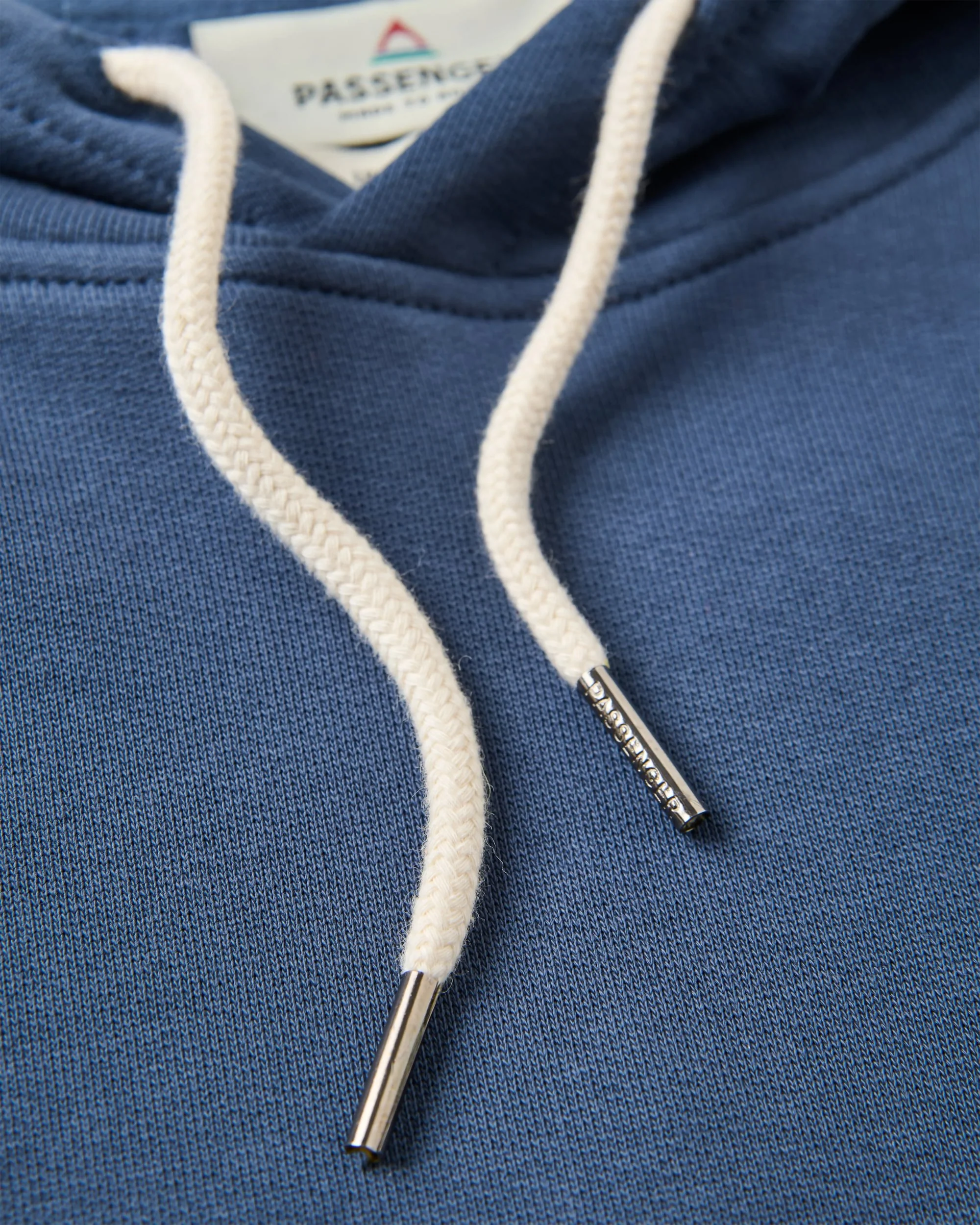 Patch Organic Cotton Hoodie - Rich Navy - Image 3