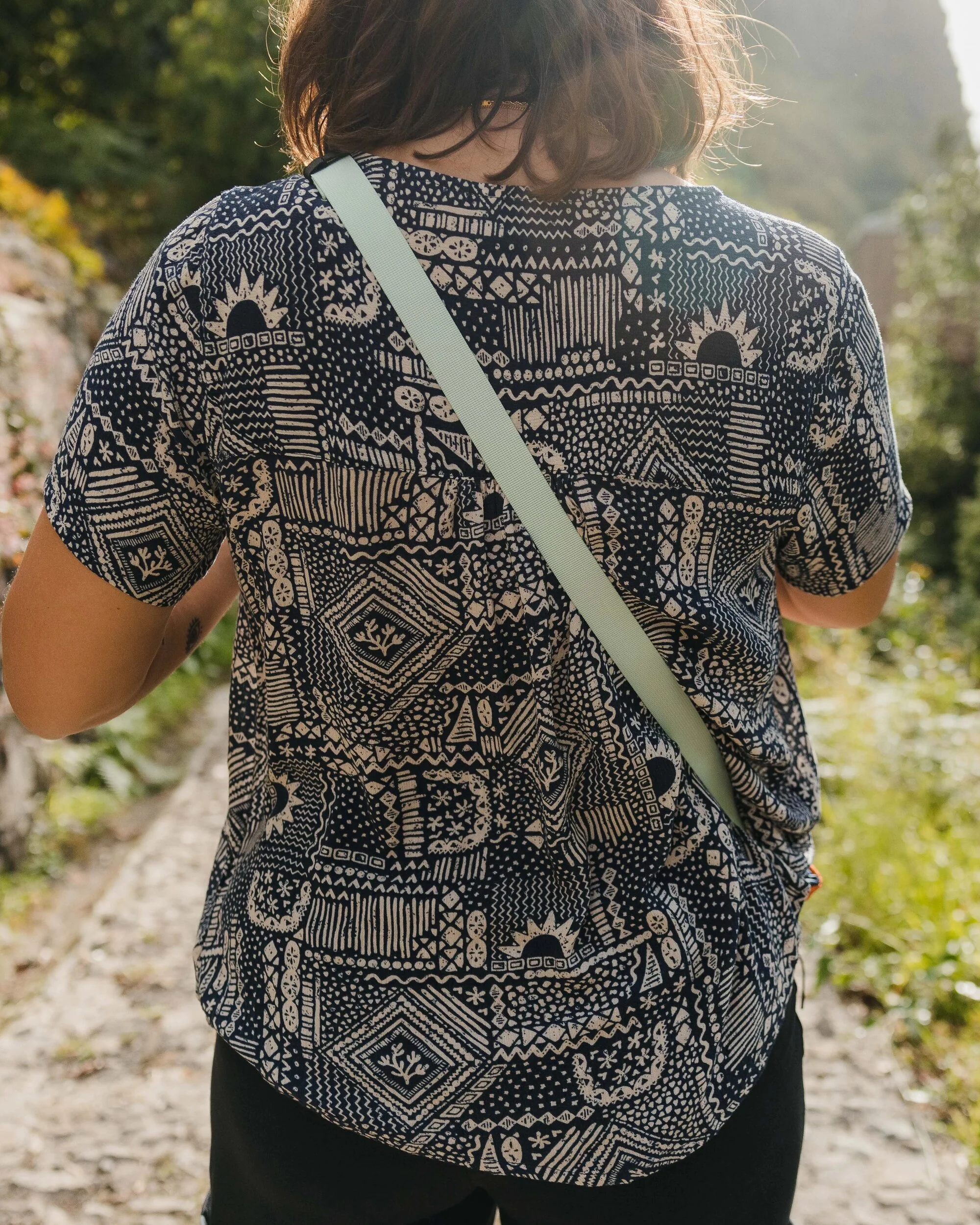 Petal Top - Vintage Patchwork Navy - Image 5