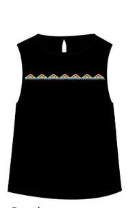 Petal Vest - Black - Image 9