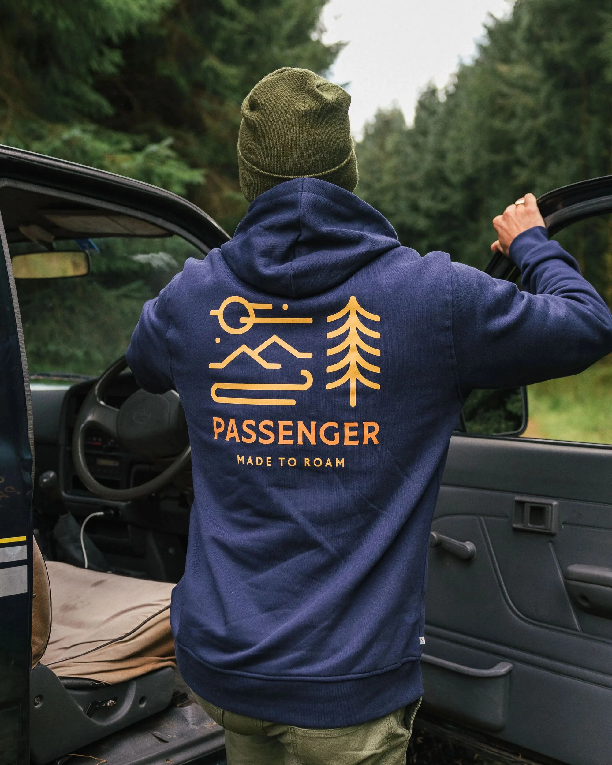 Phoenix Organic Cotton Hoodie - Rich Navy - Image 4