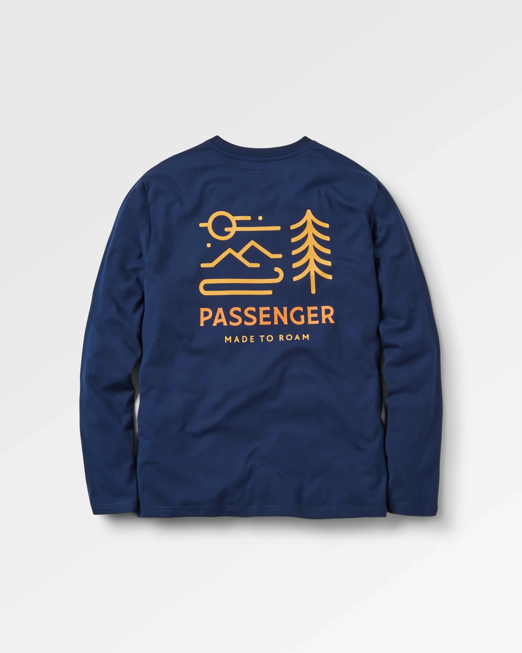 Phoenix Organic Cotton LS T-Shirt - Rich Navy - Image 2