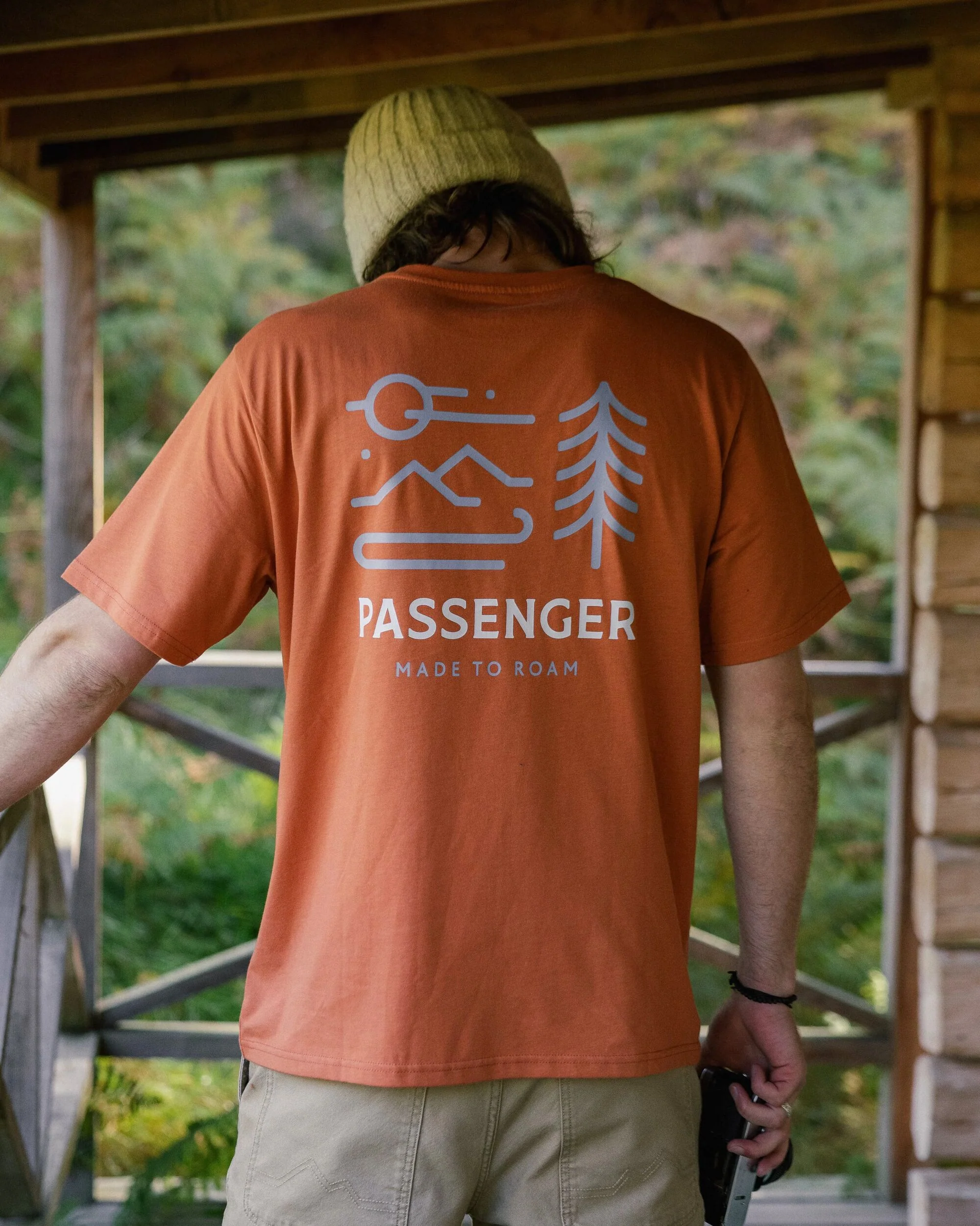 Phoenix Organic Cotton T-Shirt - Burnt Orange - Image 4