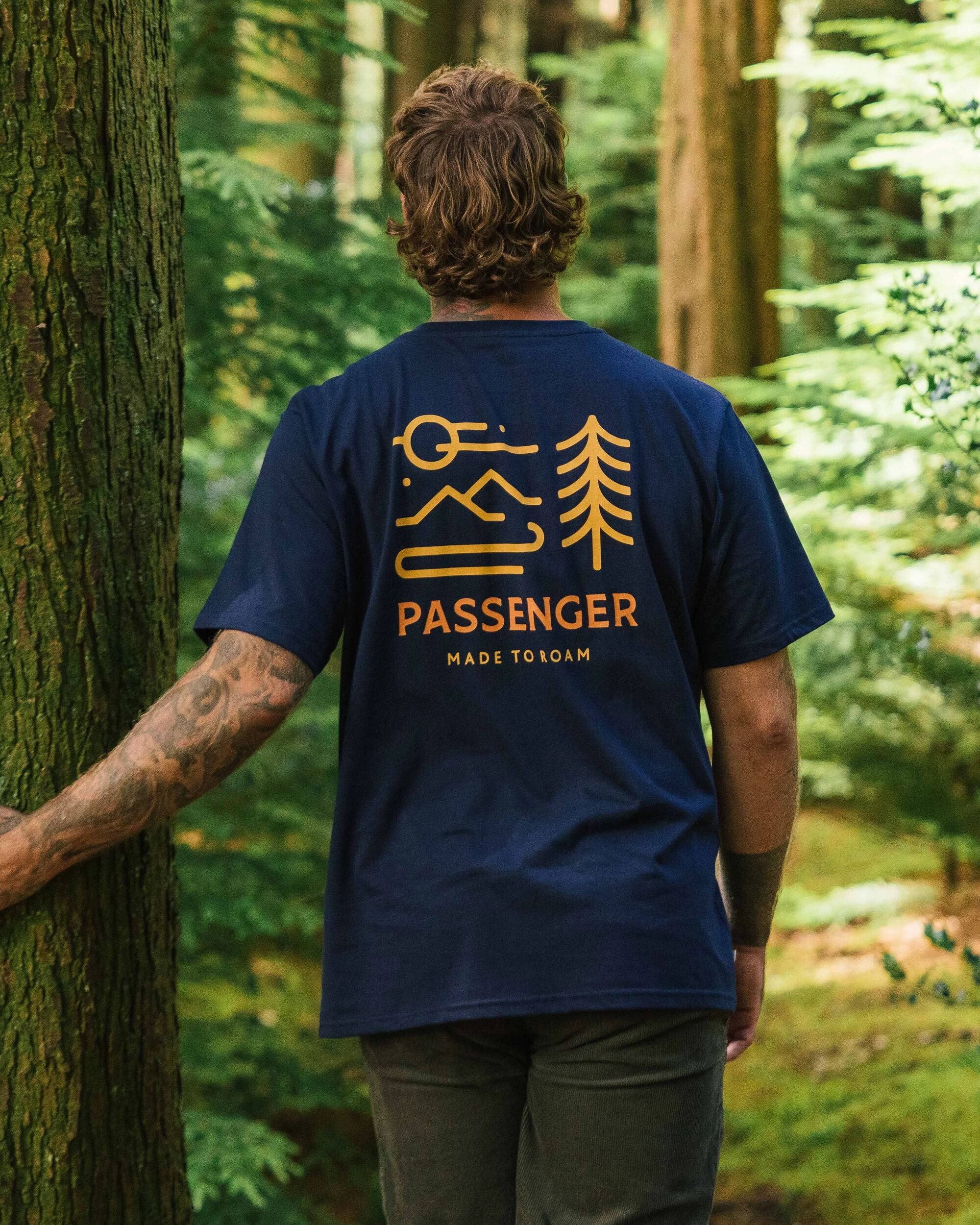 Phoenix Organic Cotton T-Shirt - Rich Navy - Image 8