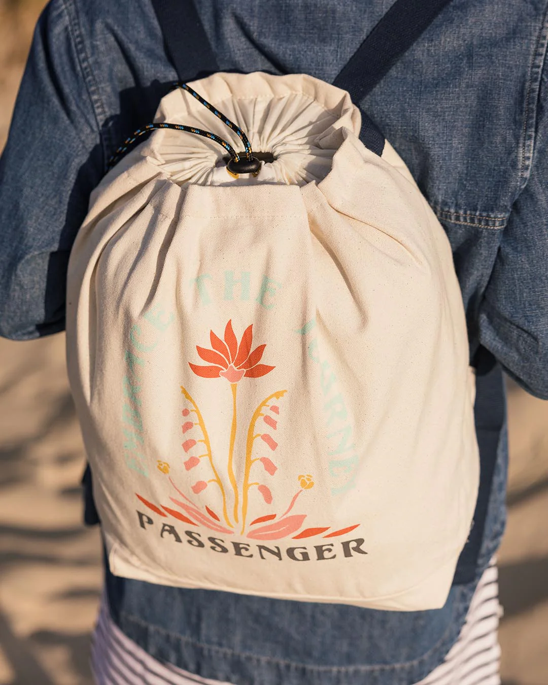 Pico Organic Tote Backpack - Off White - Image 2