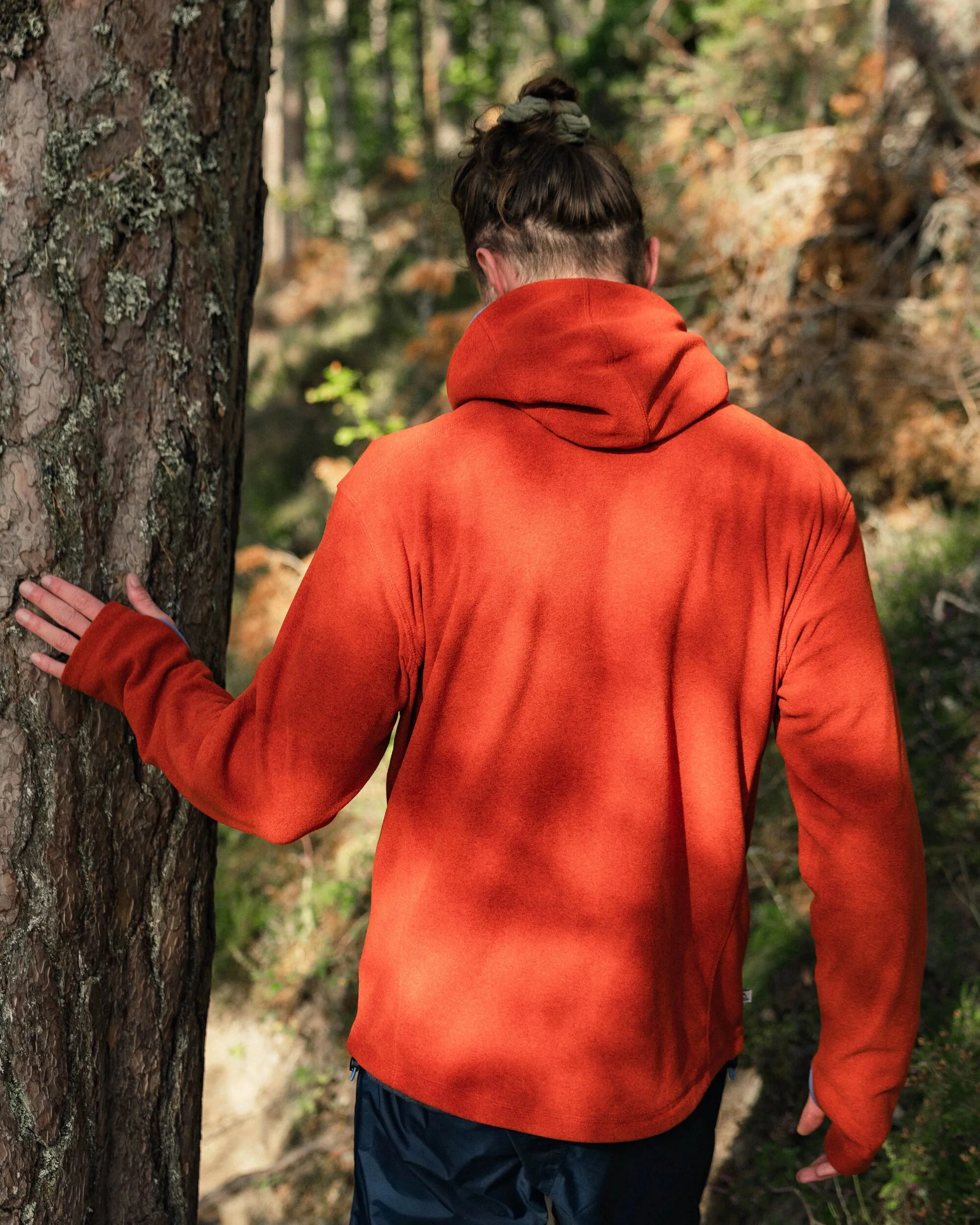 Pinegrove Polartec® Fleece Hoodie - Red Ochre - Image 4
